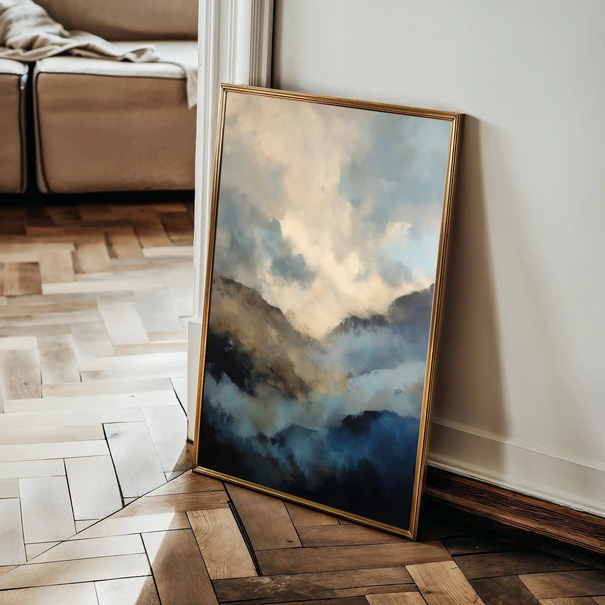 Abstract 1954 Canvas Art 60 x 40 cm / Stretched on hidden frame