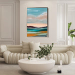 Abstract 1955 Canvas Art 60 x 40 cm / Stretched on hidden frame