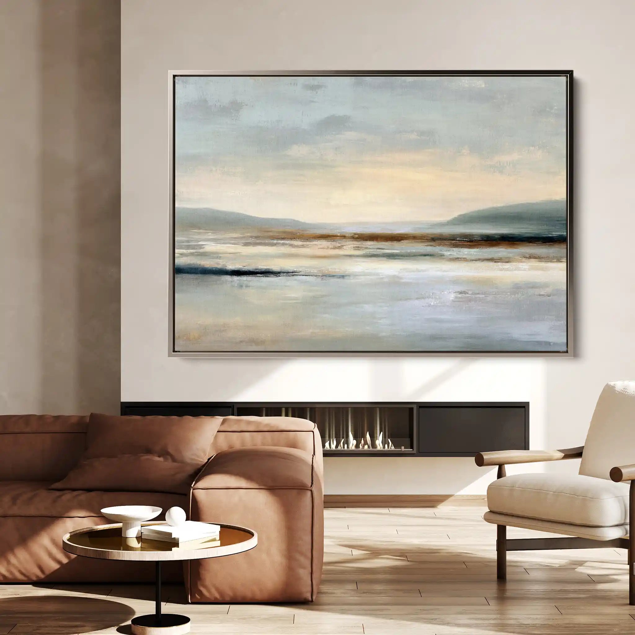 Abstract 1957 Canvas Art 60 x 40 cm / Stretched on hidden frame