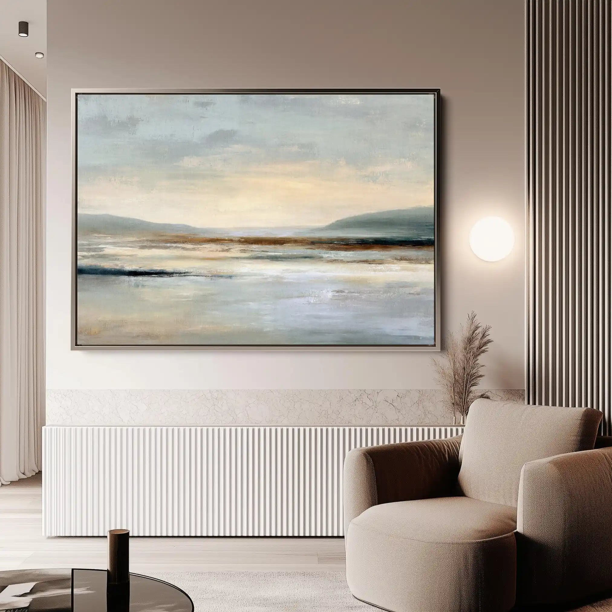 Abstract 1957 Canvas Art 60 x 40 cm / Stretched on hidden frame