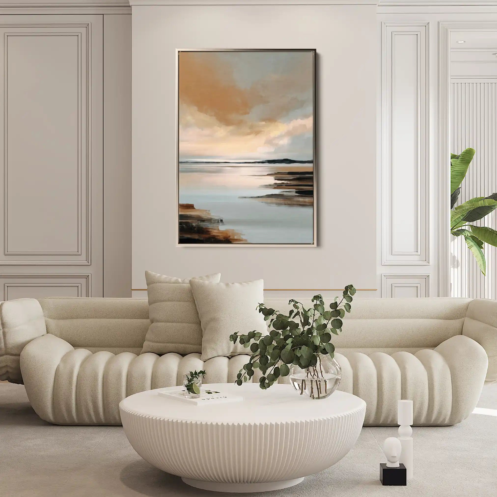 Abstract 1959 Canvas Art 60 x 40 cm / Stretched on hidden frame