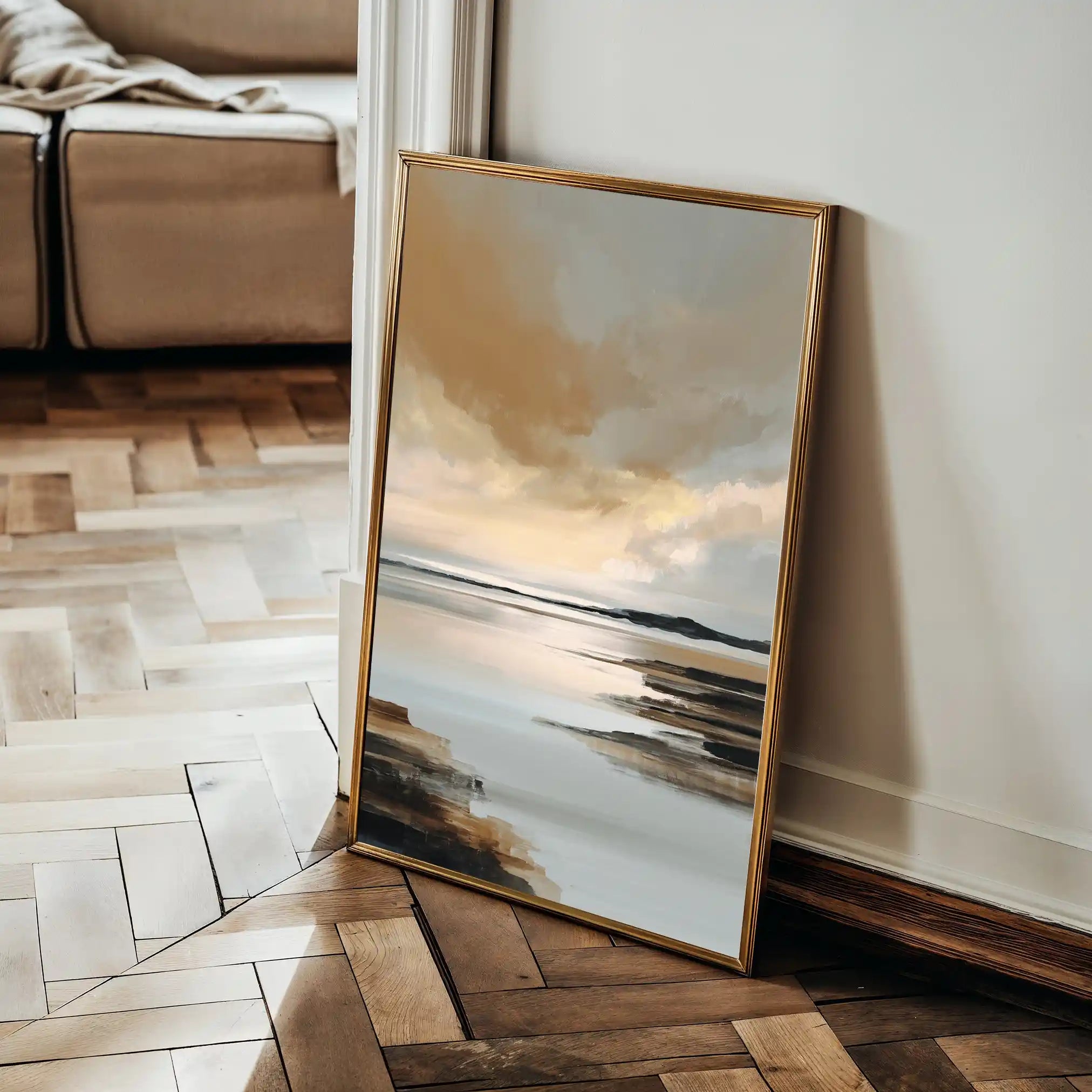 Abstract 1959 Canvas Art 60 x 40 cm / Stretched on hidden frame
