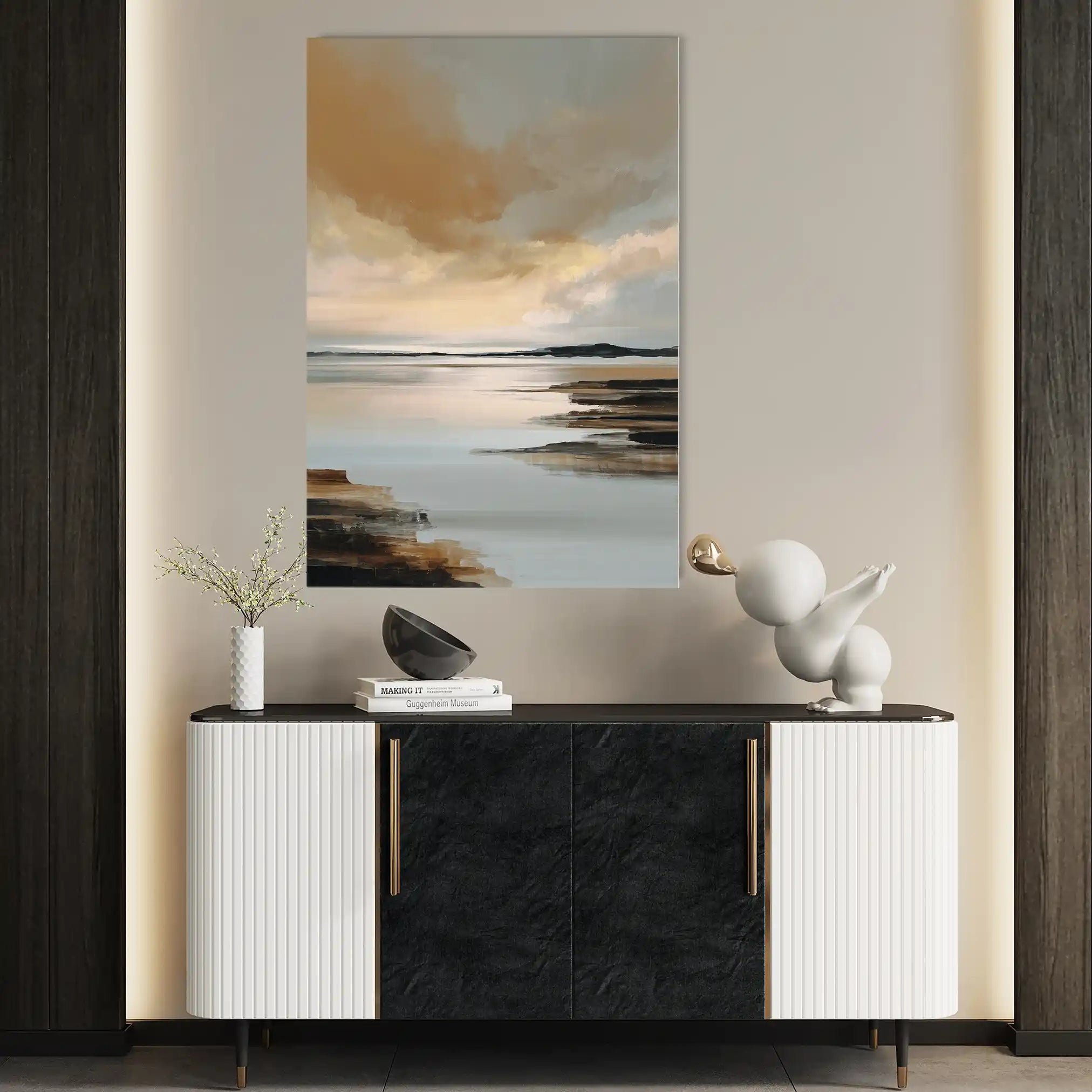 Abstract 1959 Canvas Art 60 x 40 cm / Stretched on hidden frame