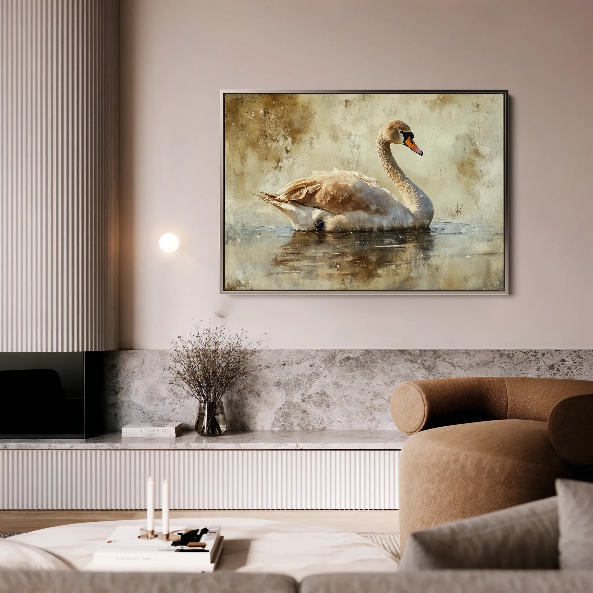 Animals Canvas Wall Art WAD196-AN 90 x 60 cm / Stretched on hidden frame