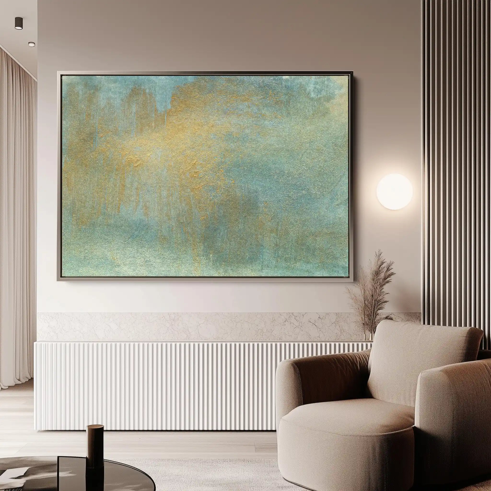 Abstract 196 Canvas Art 60 x 40 cm / Stretched on hidden frame