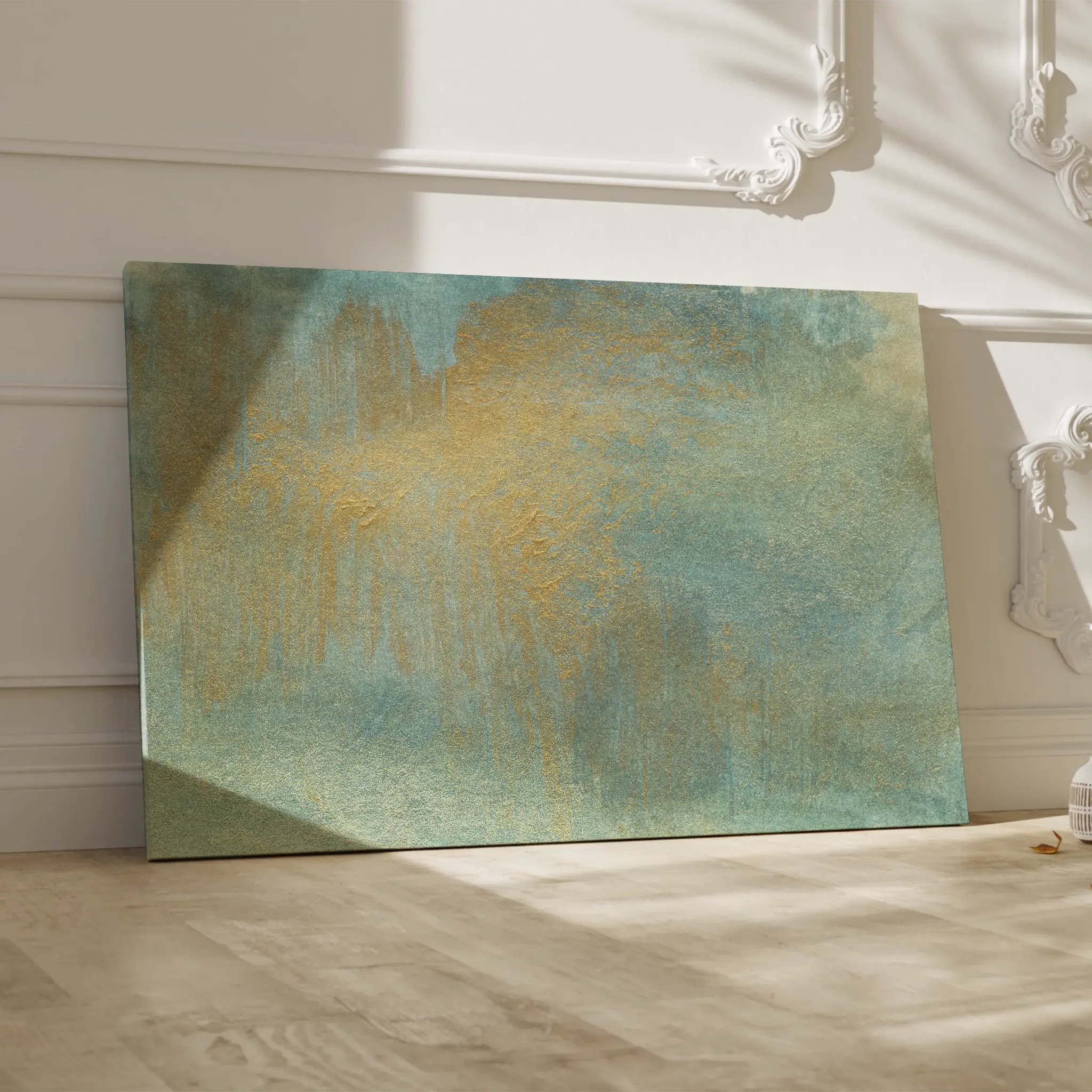 Abstract Canvas Wall Art WAD196-A 90 x 60 cm / Stretched on hidden frame