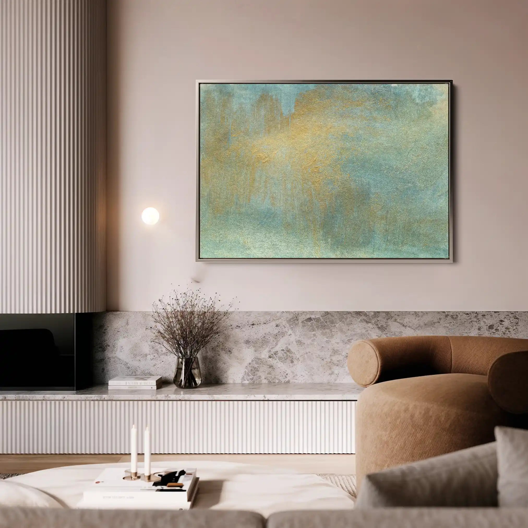Abstract 196 Canvas Art 60 x 40 cm / Stretched on hidden frame