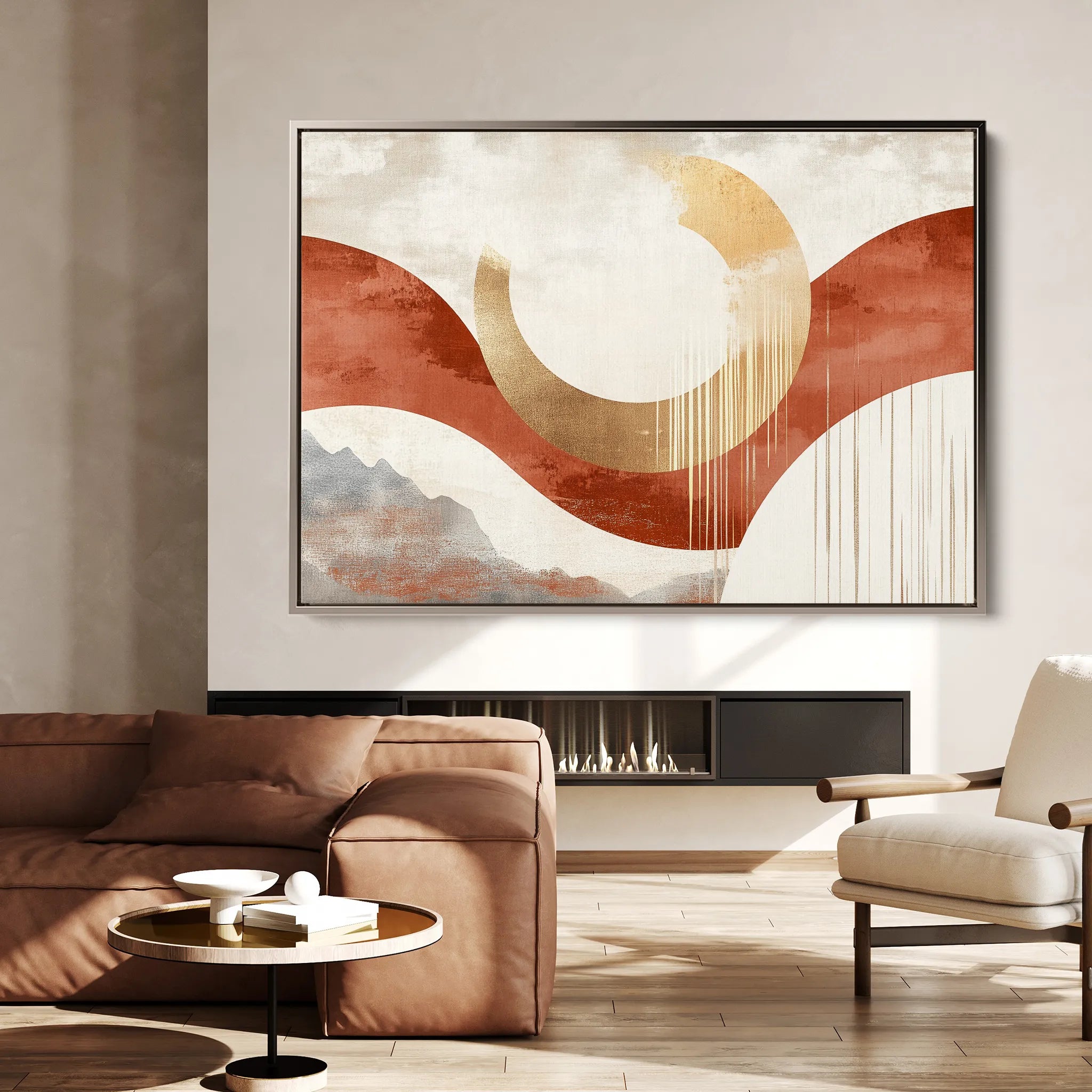 Boho Canvas Wall Art WAD196-BH 90 x 60 cm / Stretched on hidden frame