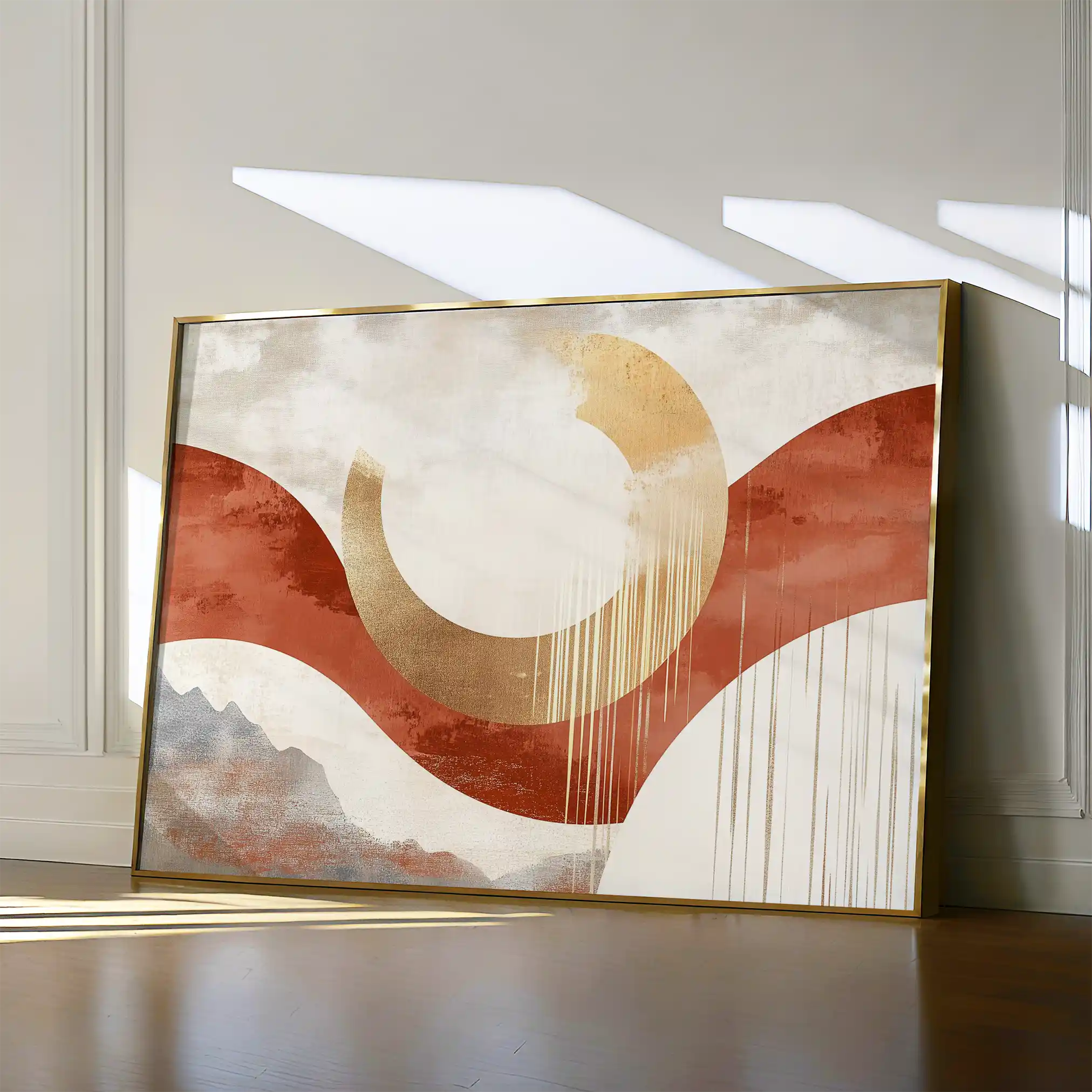 Boho 196 Canvas Art 90 x 60 cm / Stretched on hidden frame
