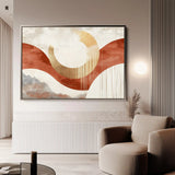 Boho 196 Canvas Art 90 x 60 cm / Stretched on hidden frame