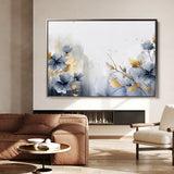Floral Canvas Wall Art WAD196-F 90 x 60 cm / Stretched on hidden frame