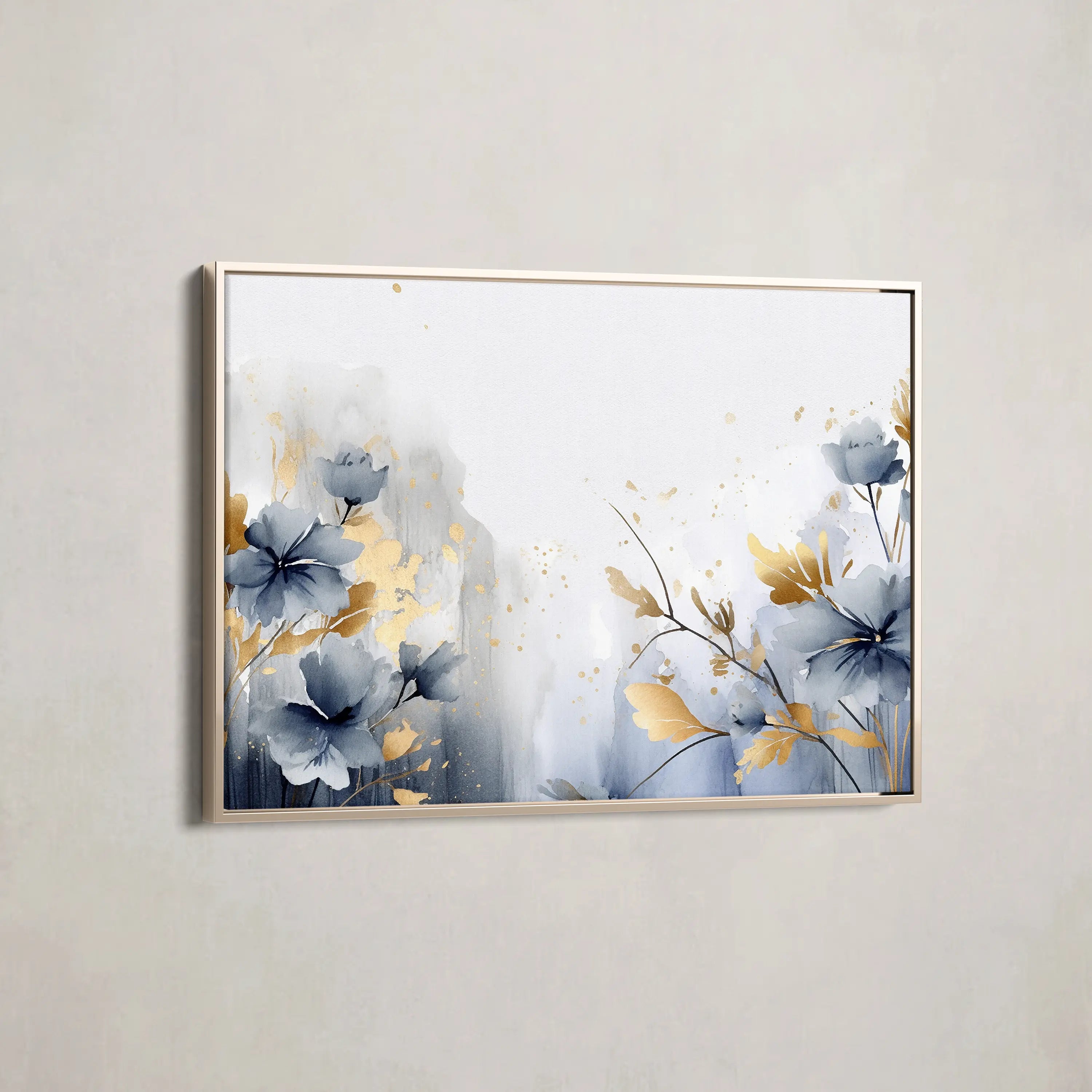 Floral Canvas Wall Art WAD196-F 90 x 60 cm / Stretched on hidden frame