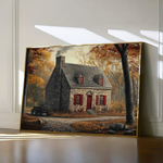 Landscape 196 Canvas Art 90 x 60 cm / Stretched on hidden frame