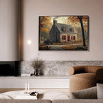 Landscape 196 Canvas Art 90 x 60 cm / Stretched on hidden frame