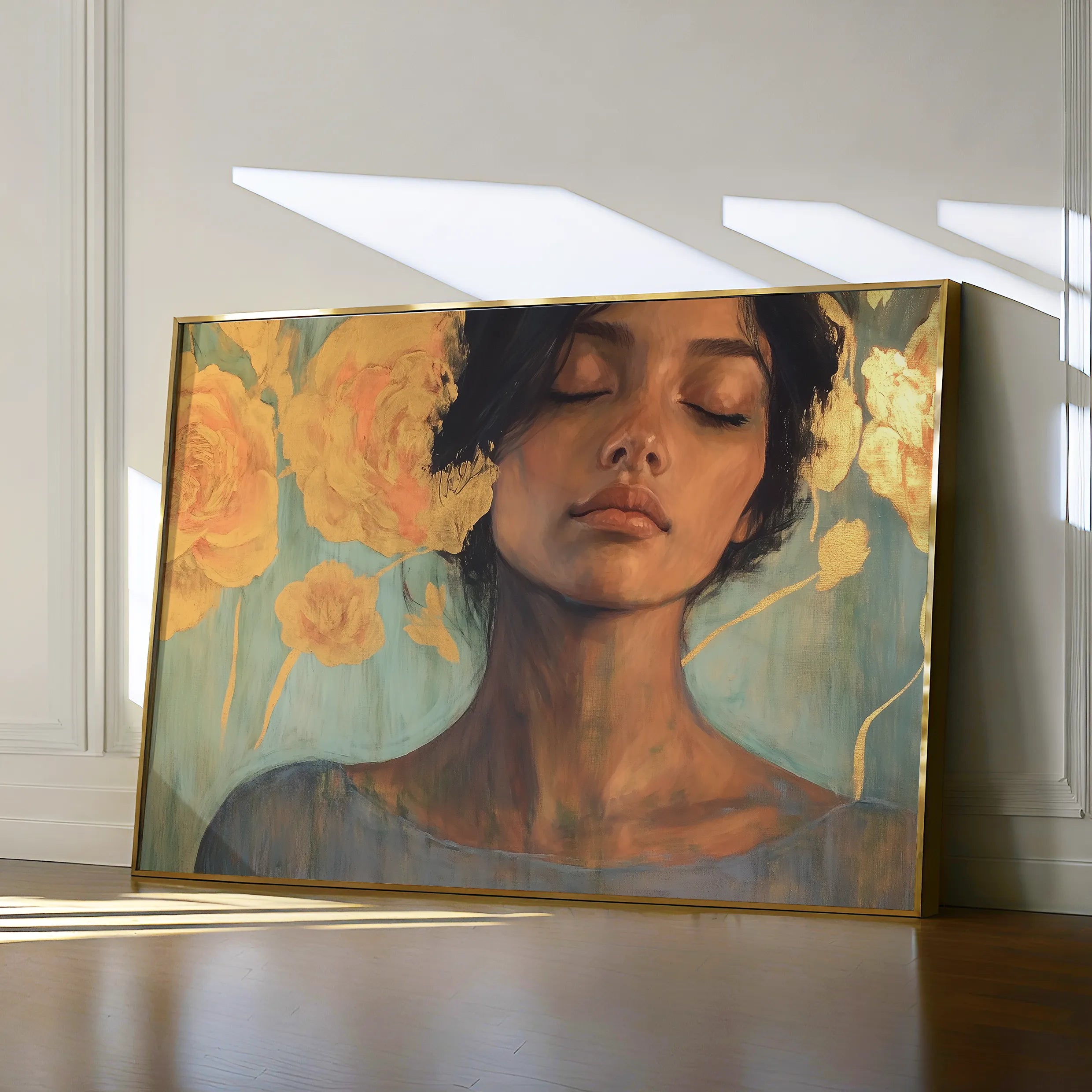 Portrait Canvas Wall Art WAD196-P 90 x 60 cm / Stretched on hidden frame