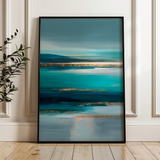 Abstract 1960 Canvas Art 60 x 40 cm / Stretched on hidden frame