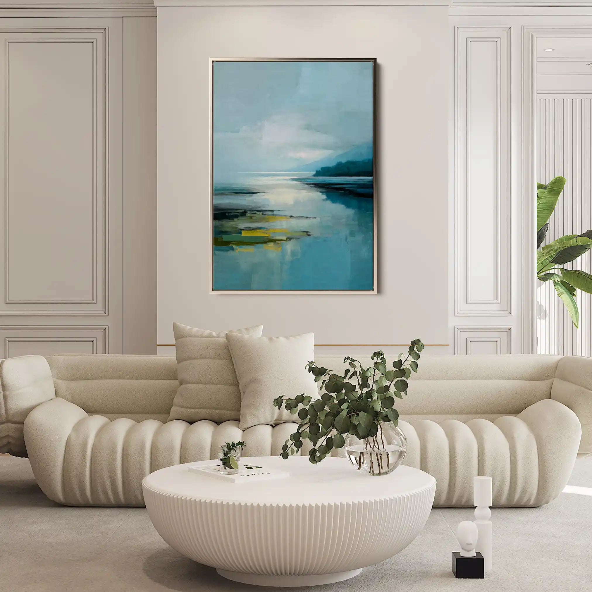 Abstract 1963 Canvas Art 60 x 40 cm / Stretched on hidden frame
