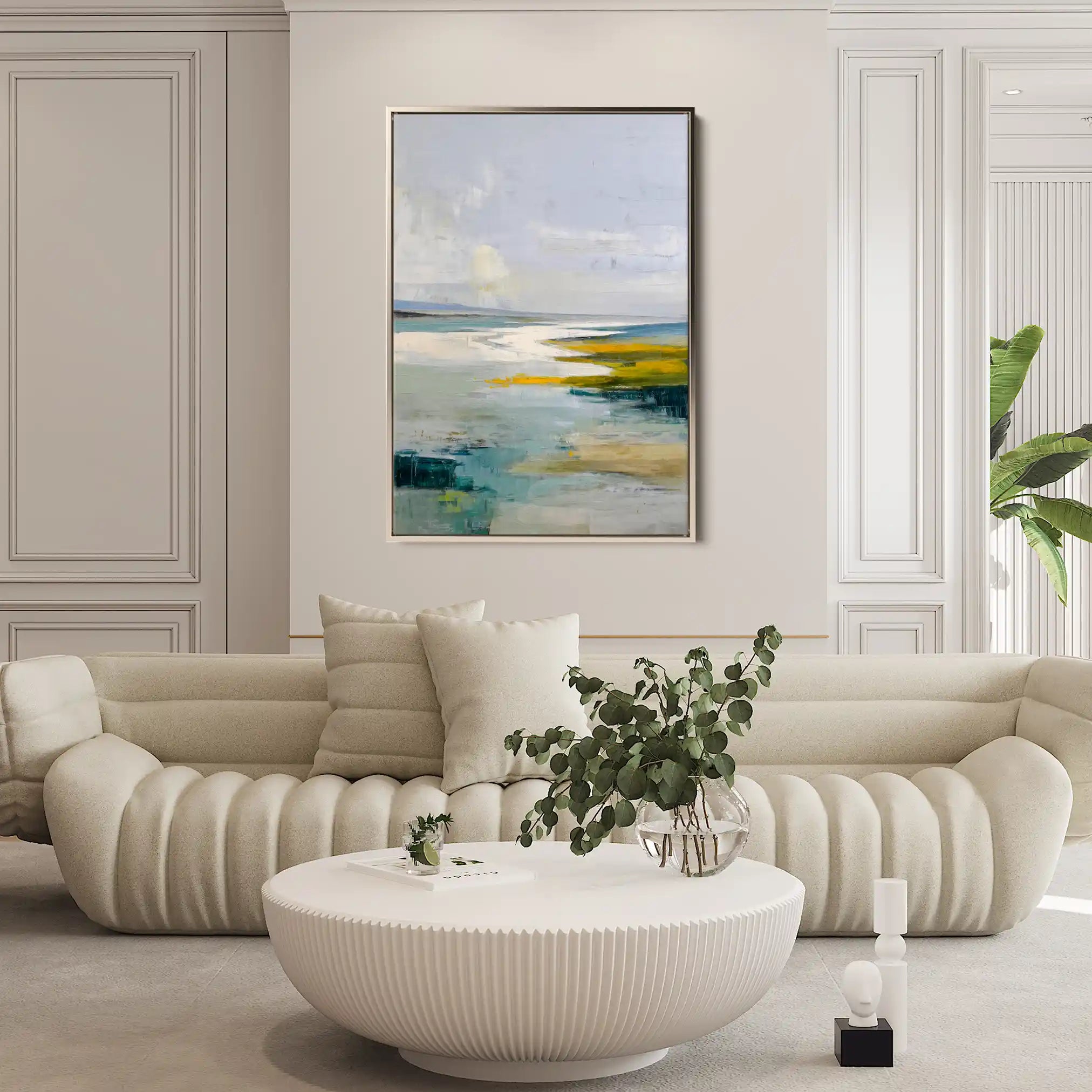 Abstract 1965 Canvas Art 60 x 40 cm / Stretched on hidden frame