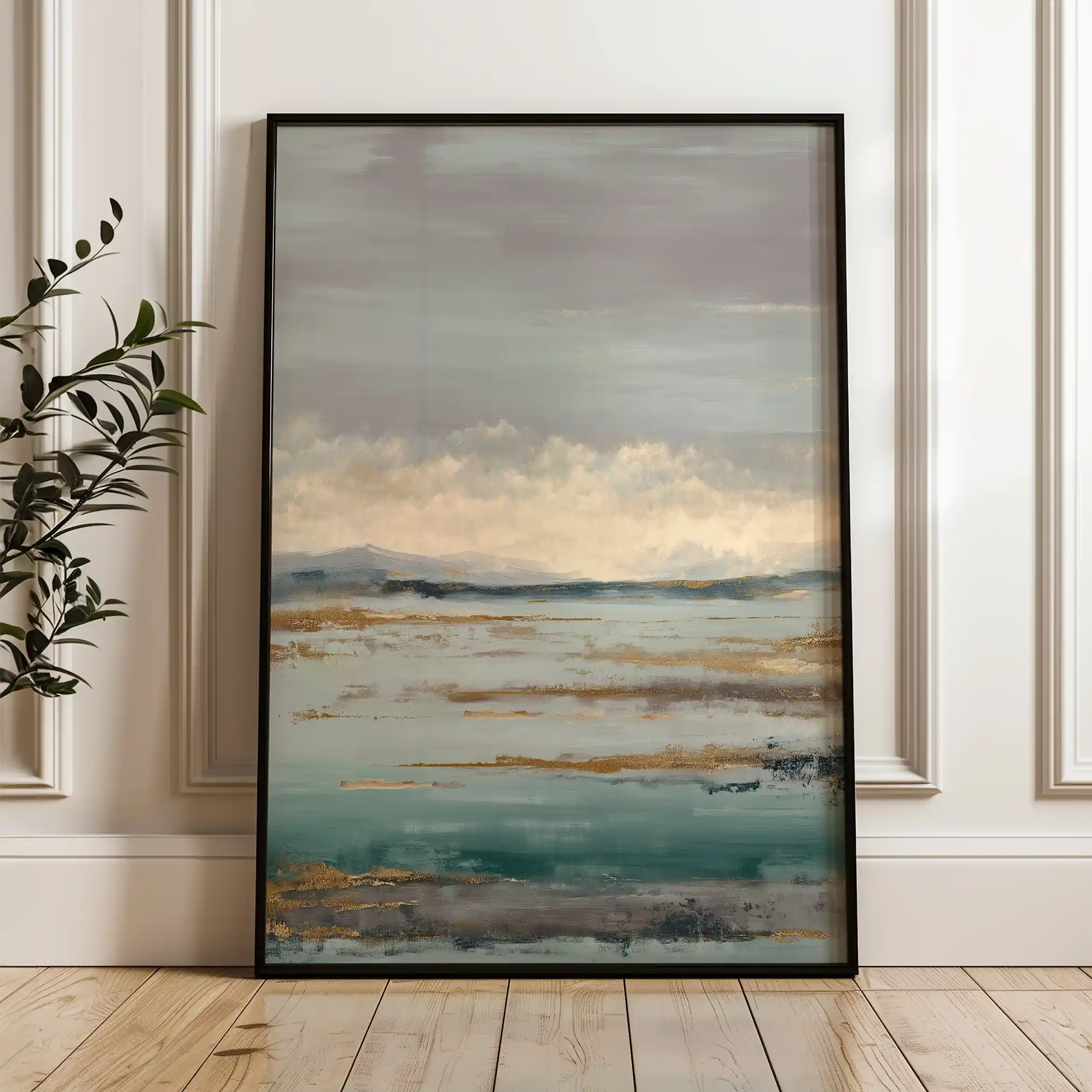 Abstract 1966 Canvas Art 60 x 40 cm / Stretched on hidden frame