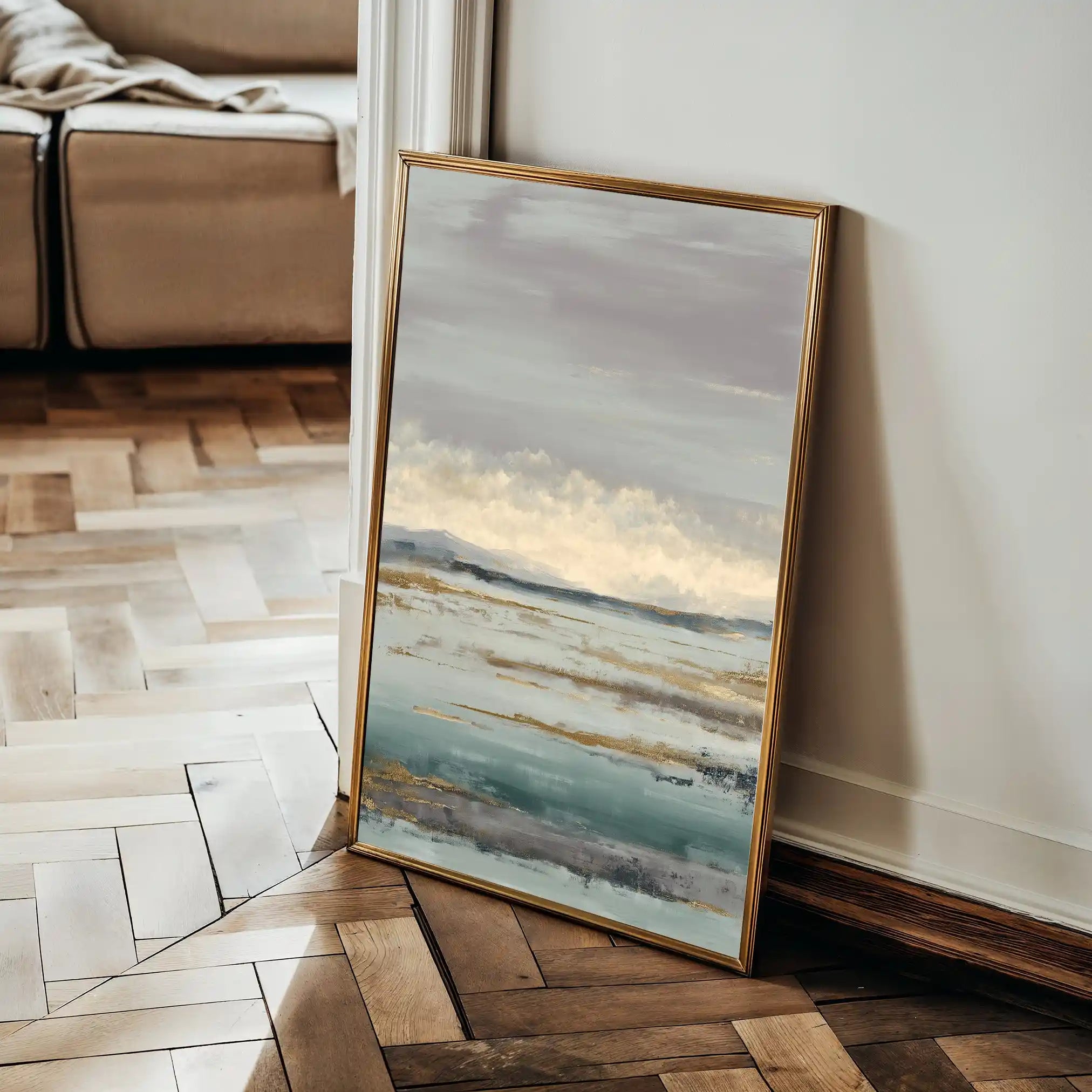 Abstract 1966 Canvas Art 60 x 40 cm / Stretched on hidden frame
