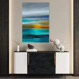 Abstract 1968 Canvas Art 60 x 40 cm / Stretched on hidden frame
