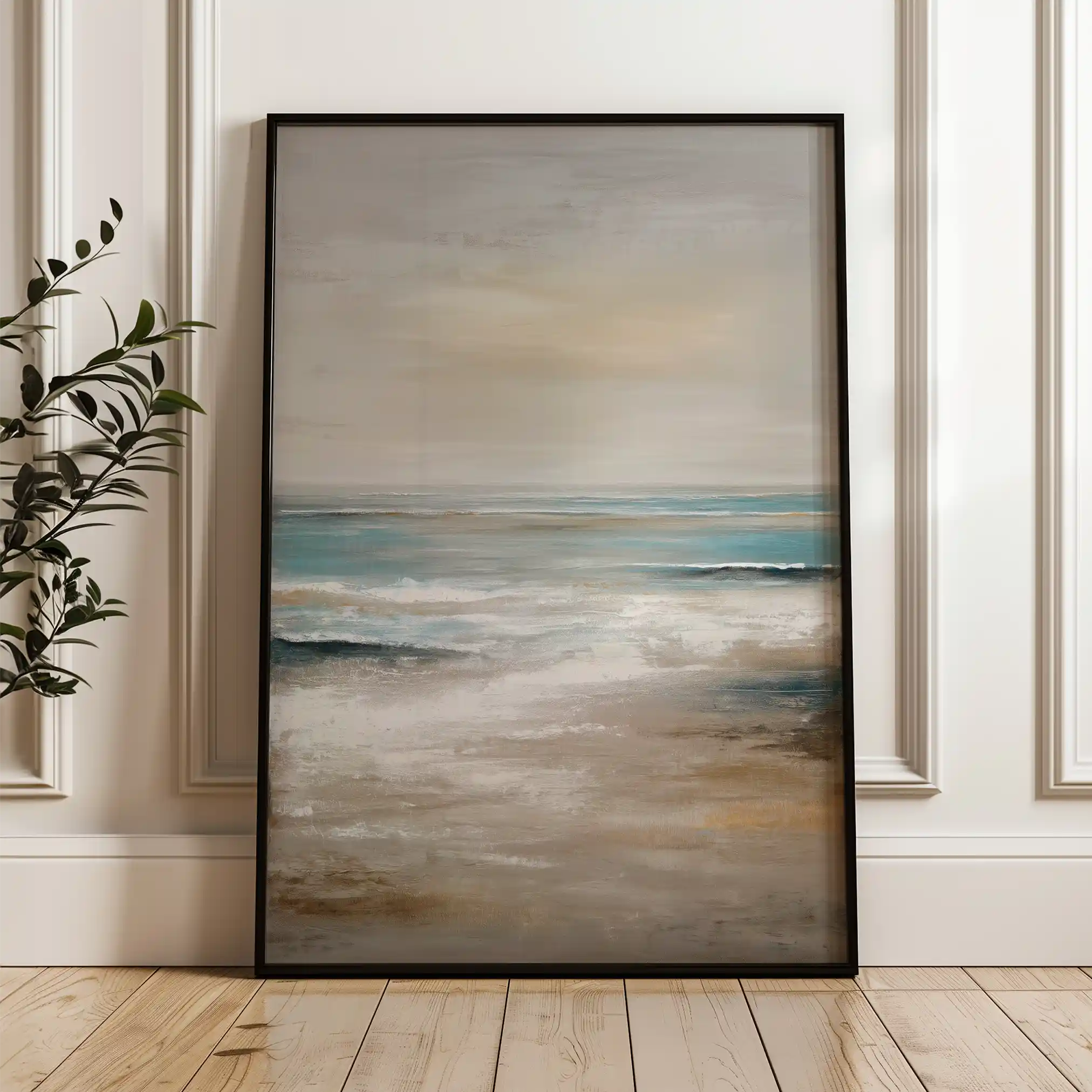 Abstract 1969 Canvas Art 60 x 40 cm / Stretched on hidden frame