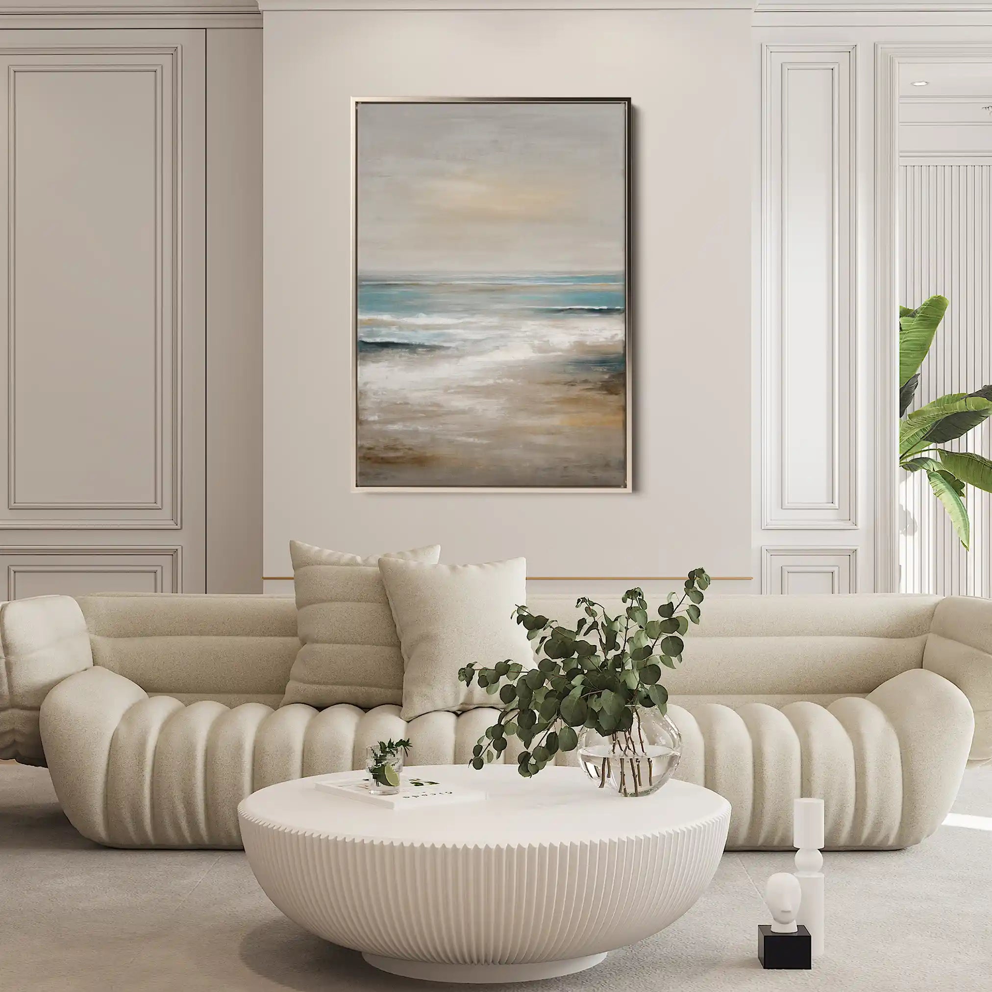 Abstract 1969 Canvas Art 60 x 40 cm / Stretched on hidden frame