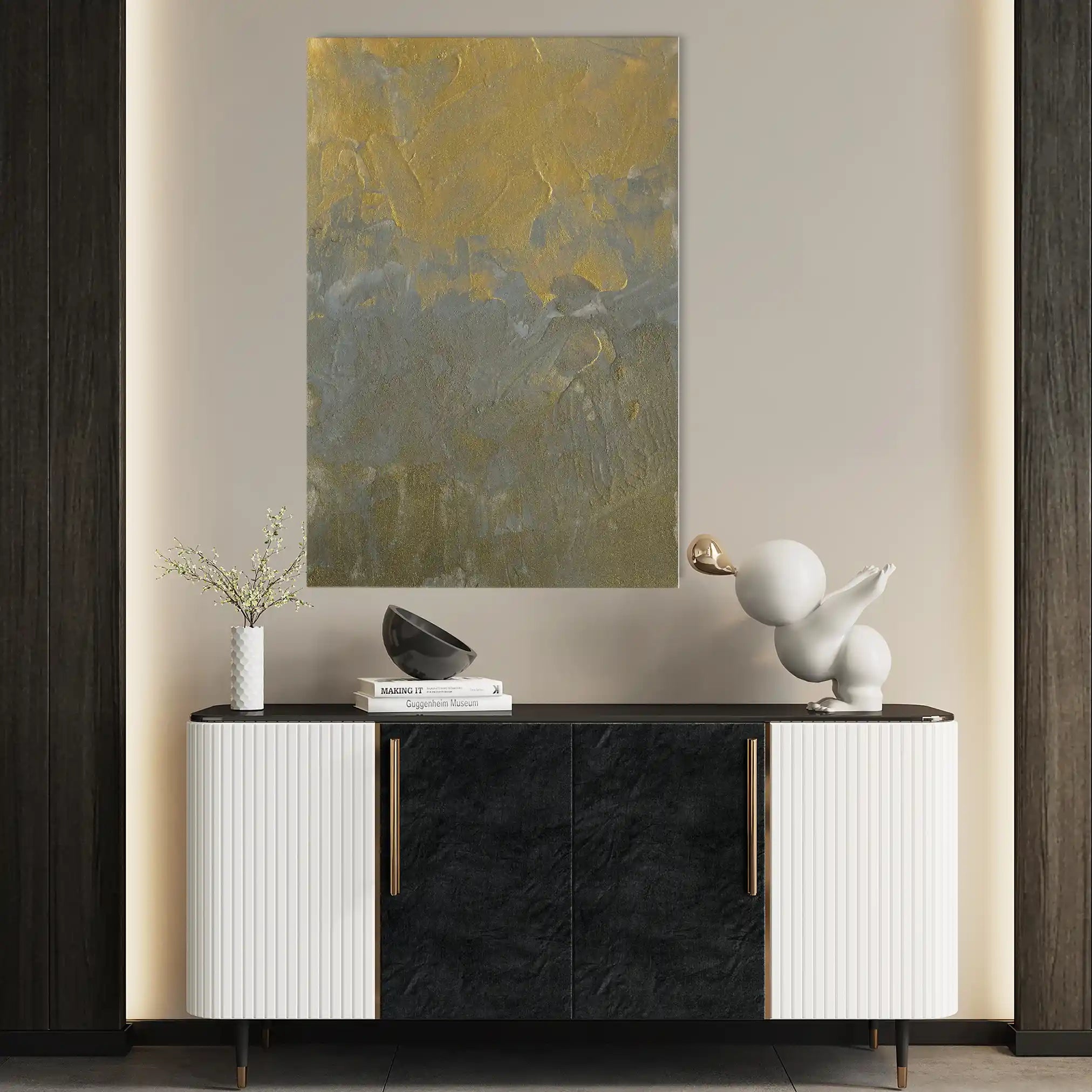 Abstract 197 Canvas Art 60 x 40 cm / Stretched on hidden frame