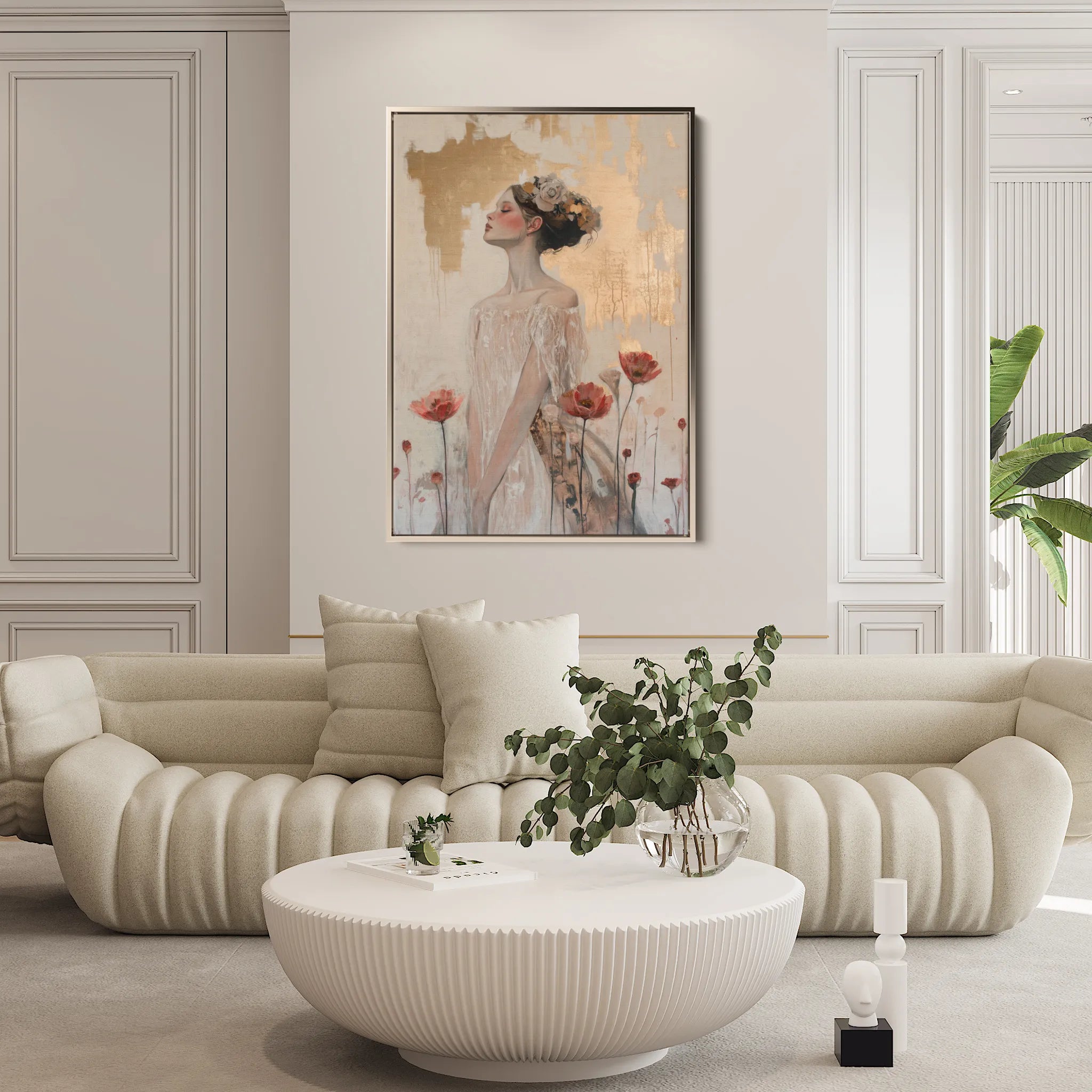Portrait Canvas Wall Art WAD197-P 90 x 60 cm / Stretched on hidden frame