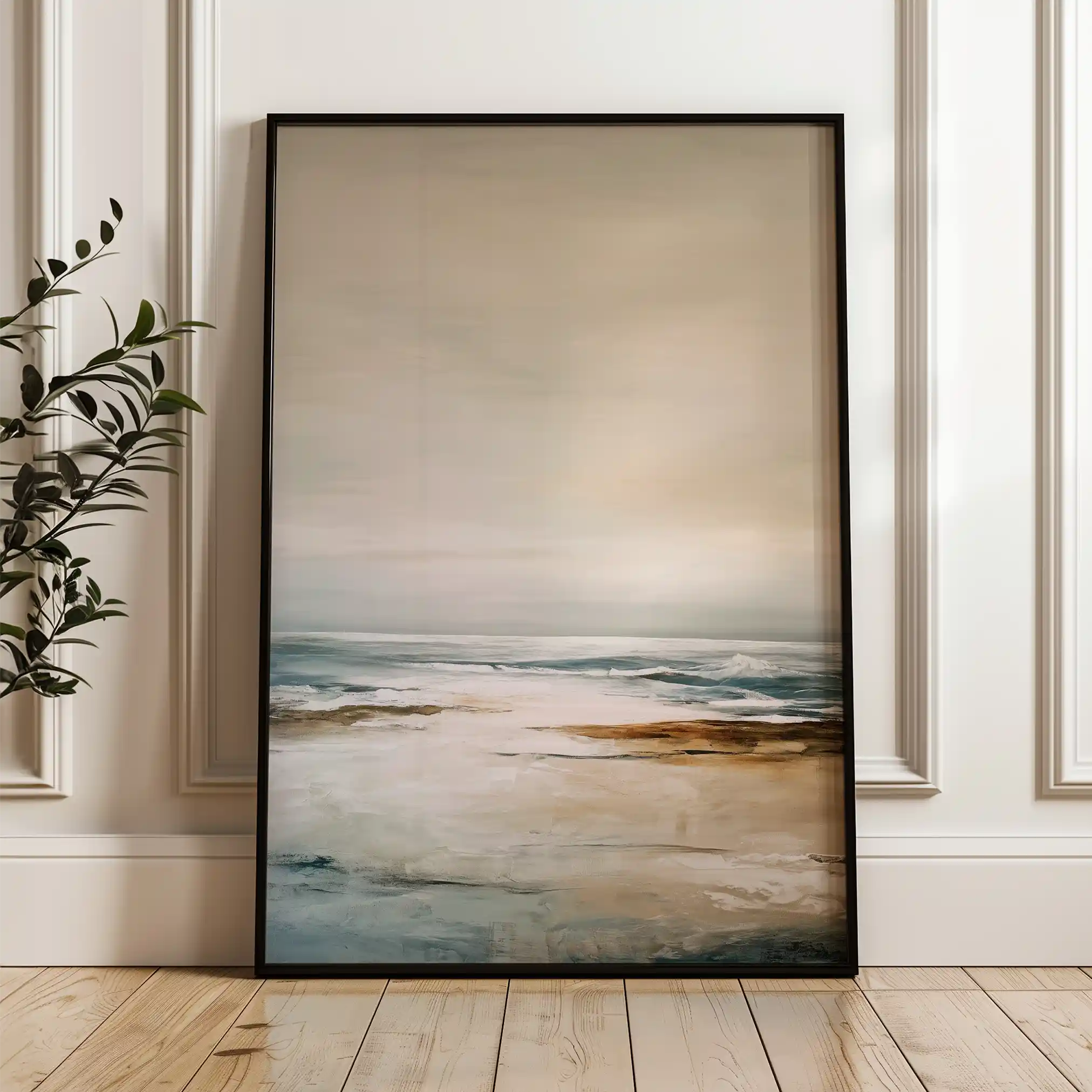 Abstract 1970 Canvas Art 60 x 40 cm / Stretched on hidden frame