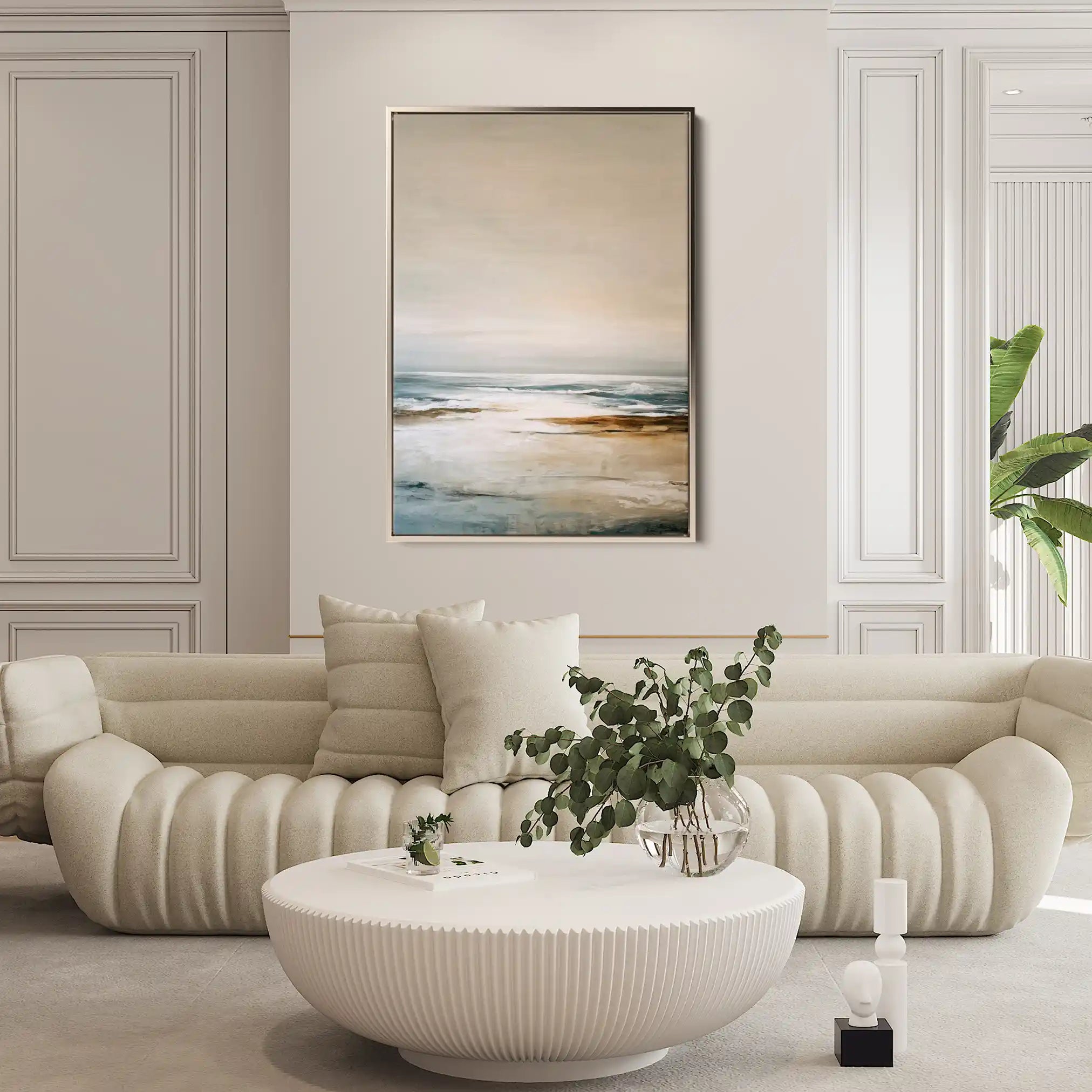 Abstract 1970 Canvas Art 60 x 40 cm / Stretched on hidden frame