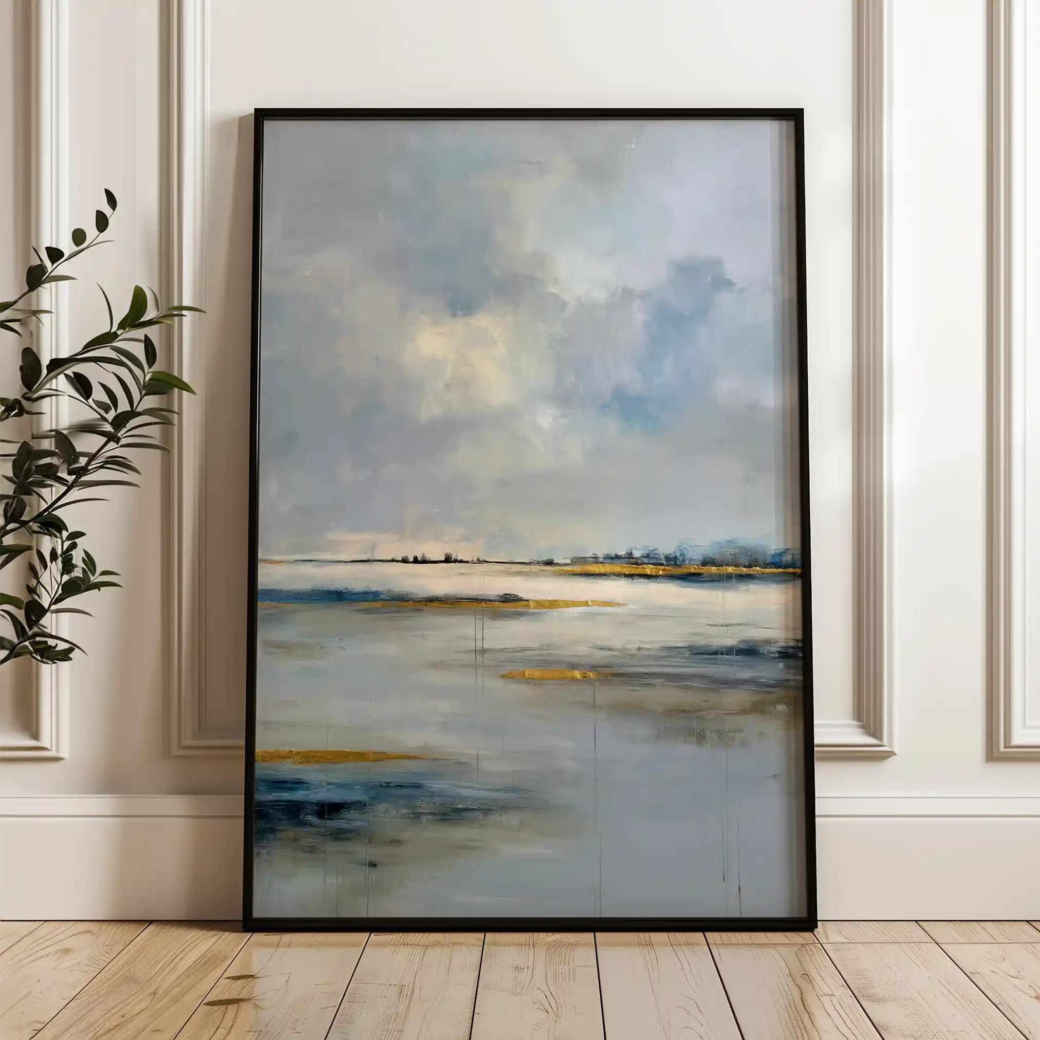 Abstract 1971 Canvas Art 60 x 40 cm / Stretched on hidden frame