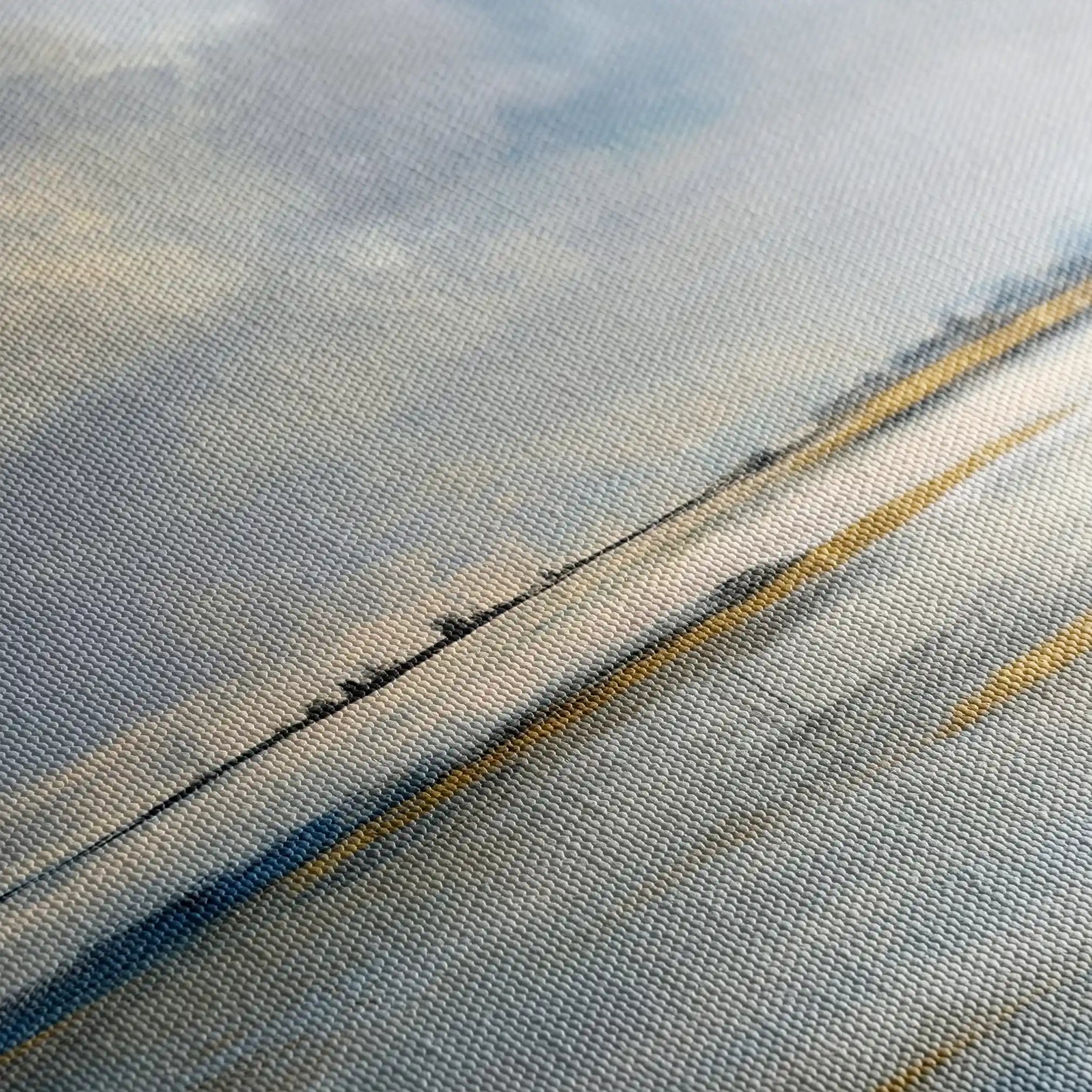 Abstract 1971 Canvas Art 60 x 40 cm / Stretched on hidden frame
