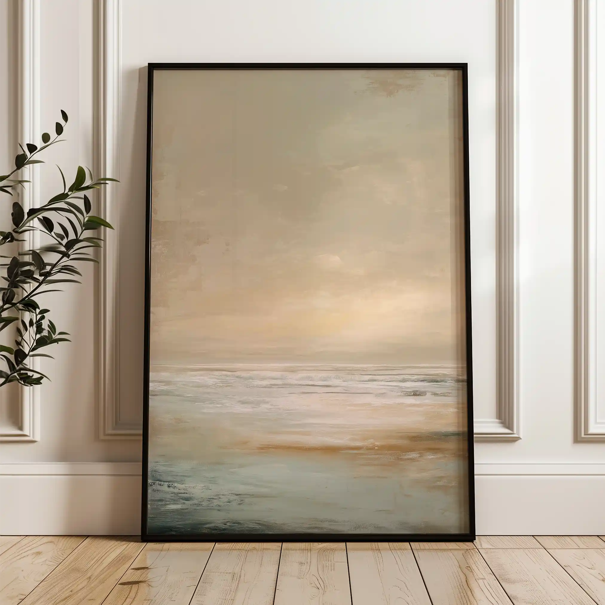 Abstract 1972 Canvas Art 60 x 40 cm / Stretched on hidden frame