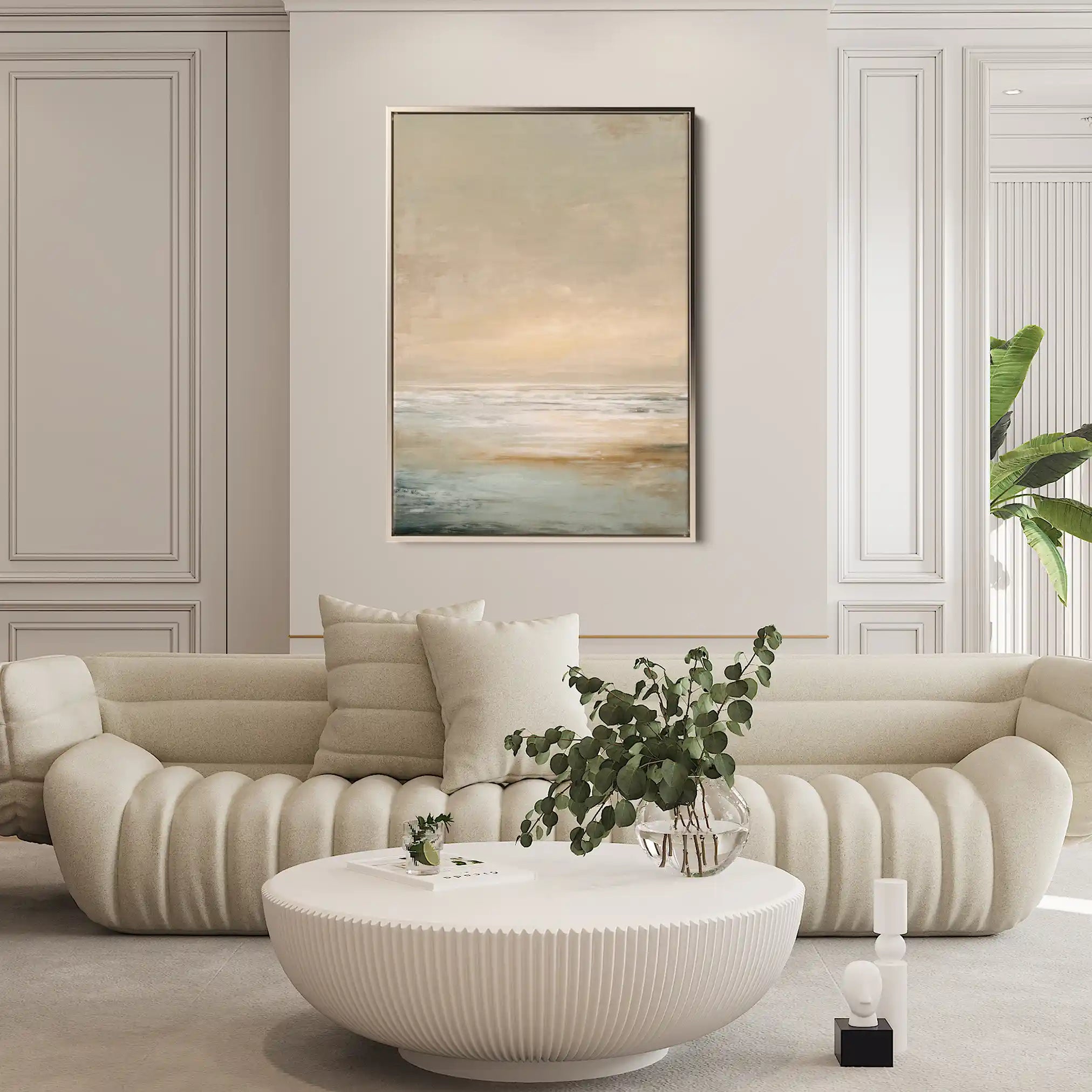 Abstract 1972 Canvas Art 60 x 40 cm / Stretched on hidden frame