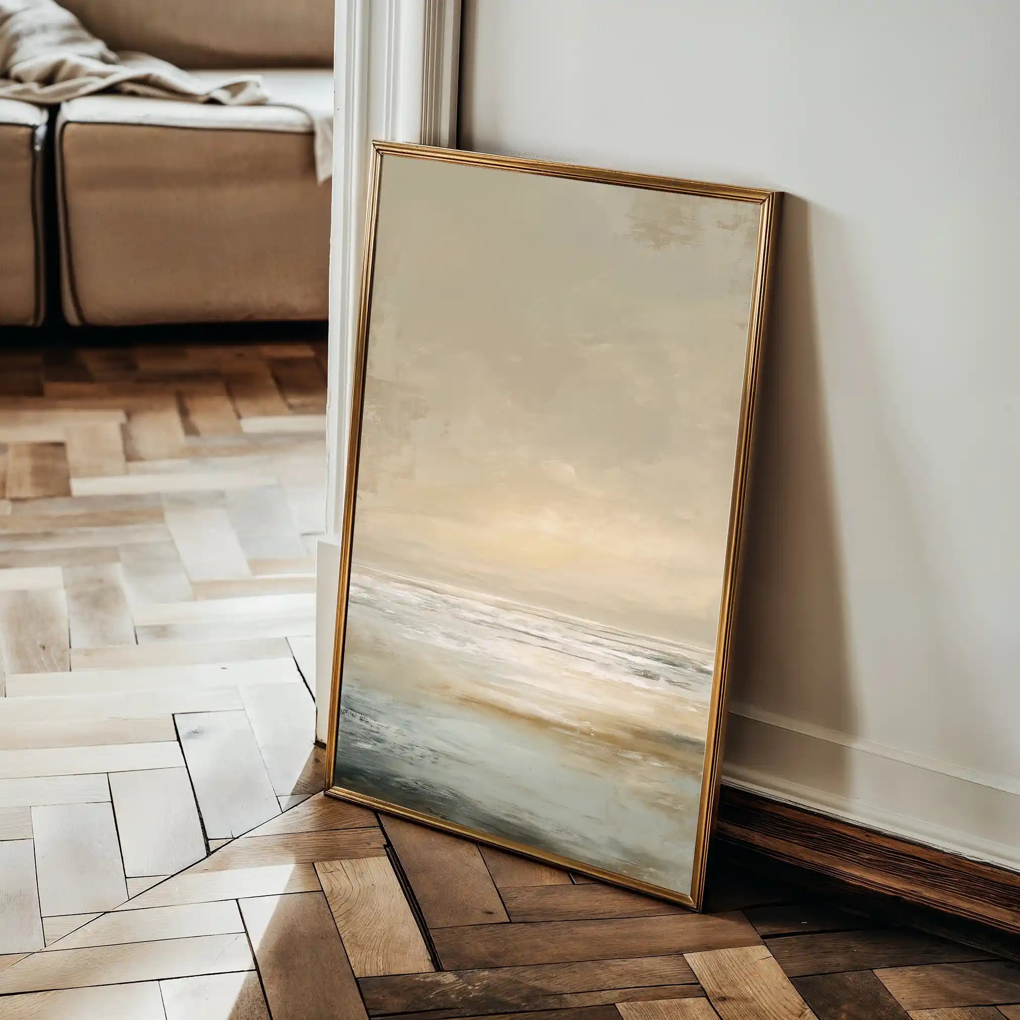 Abstract 1972 Canvas Art 60 x 40 cm / Stretched on hidden frame