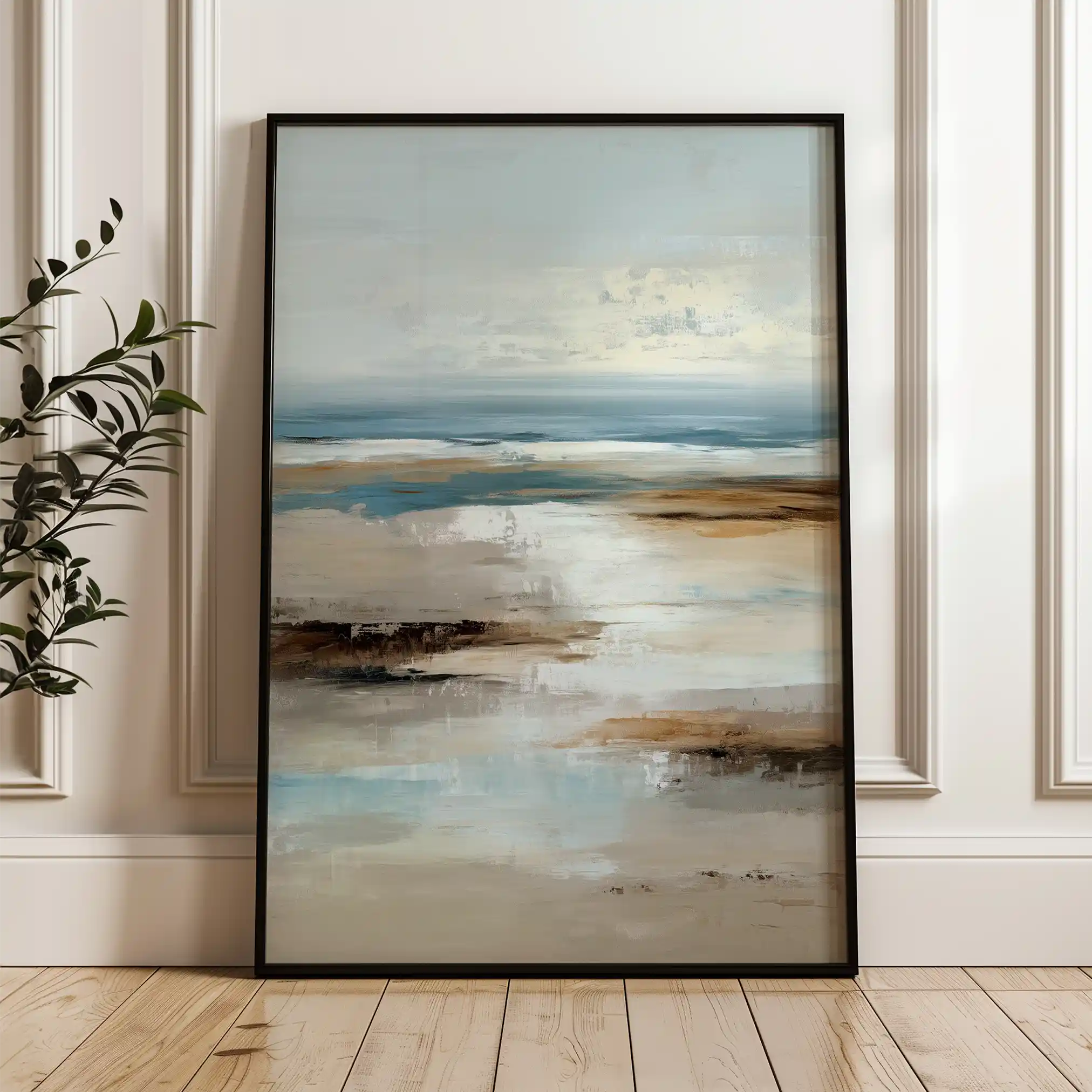 Abstract 1975 Canvas Art 60 x 40 cm / Stretched on hidden frame