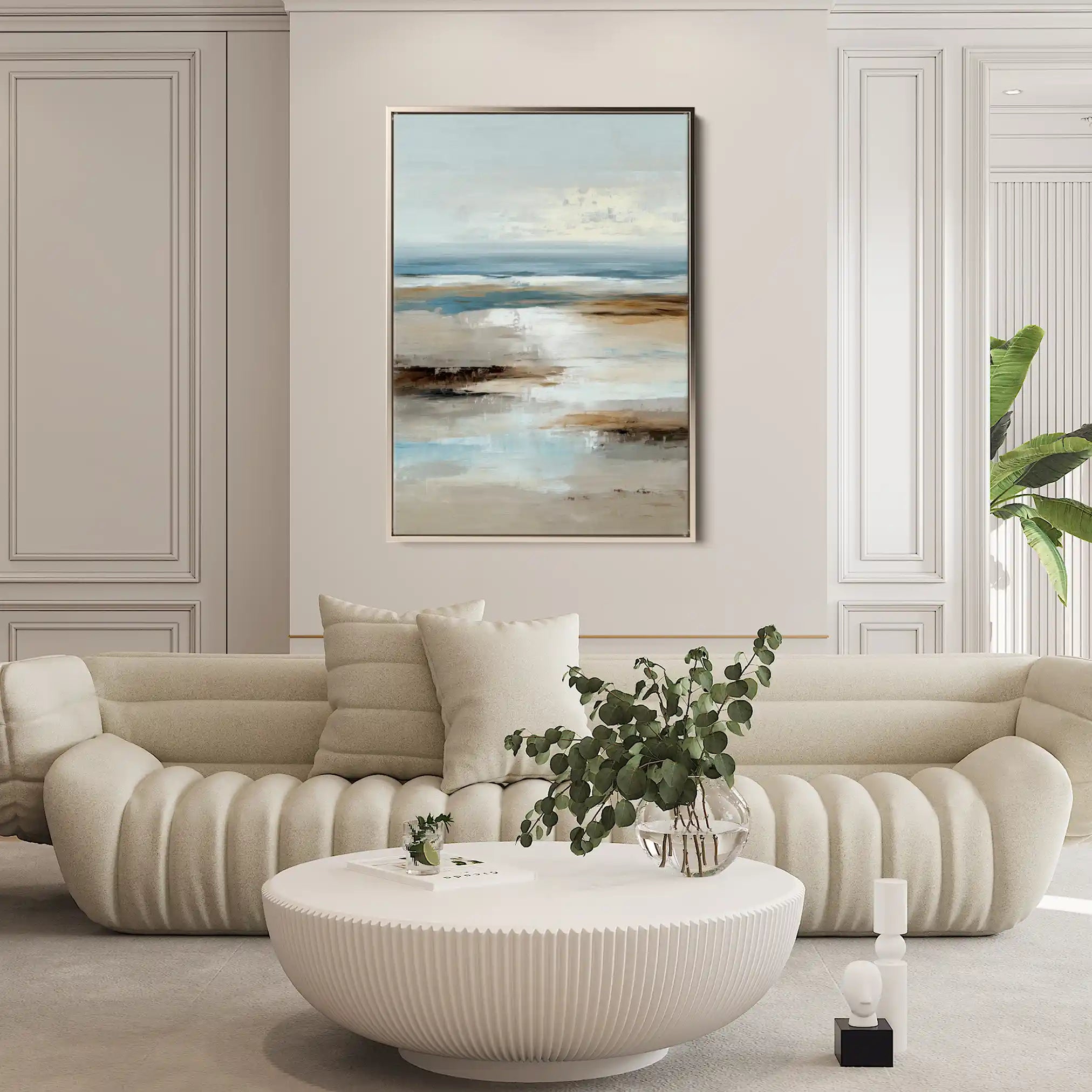 Abstract 1975 Canvas Art 60 x 40 cm / Stretched on hidden frame