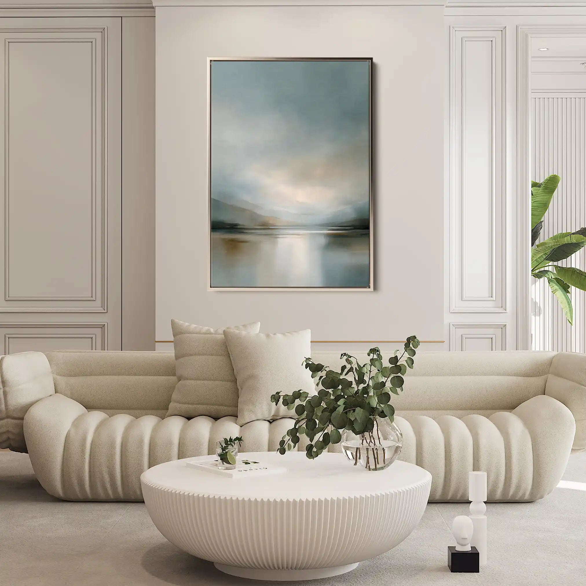 Abstract 1976 Canvas Art 60 x 40 cm / Stretched on hidden frame