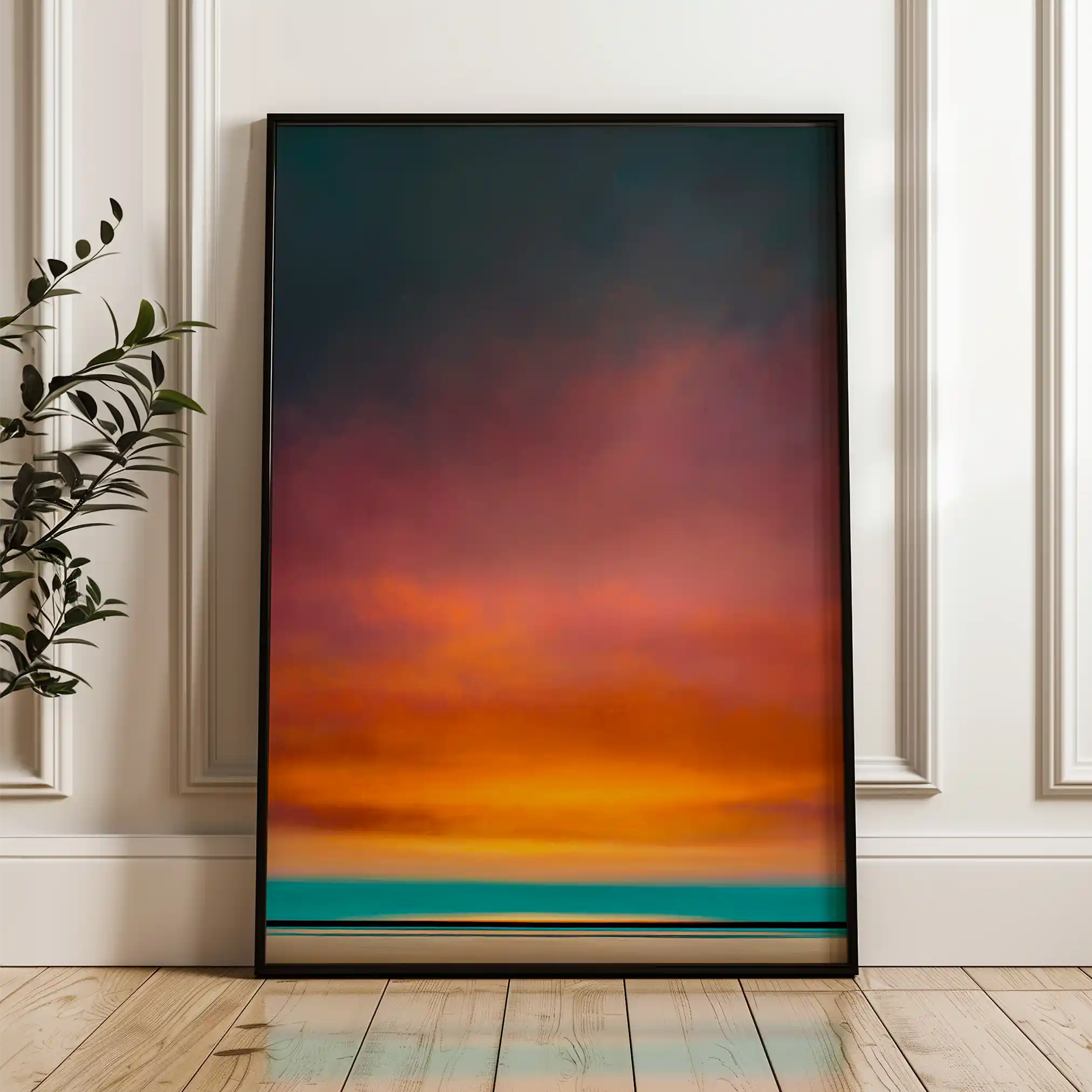 Abstract 1978 Canvas Art 60 x 40 cm / Stretched on hidden frame