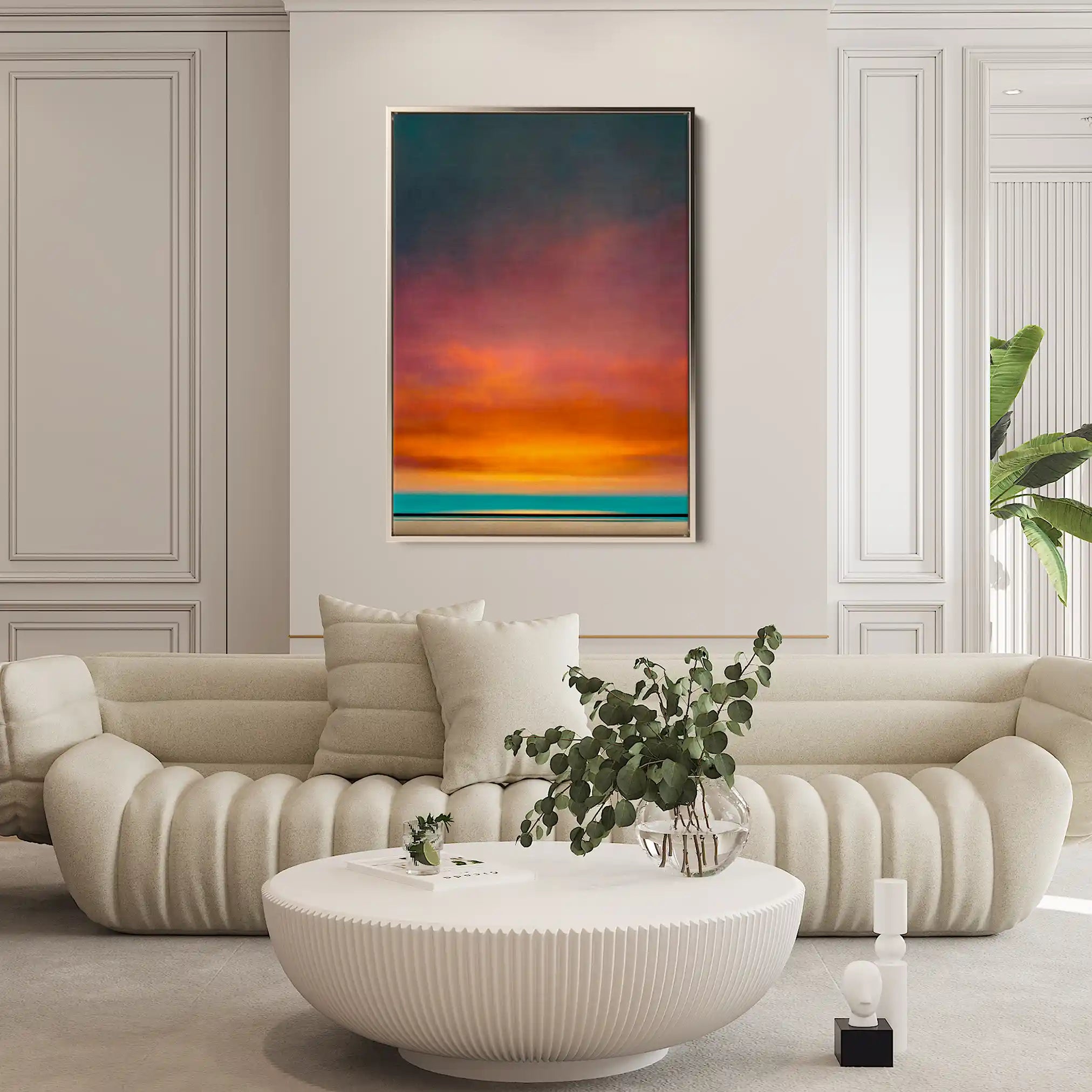 Abstract 1978 Canvas Art 60 x 40 cm / Stretched on hidden frame