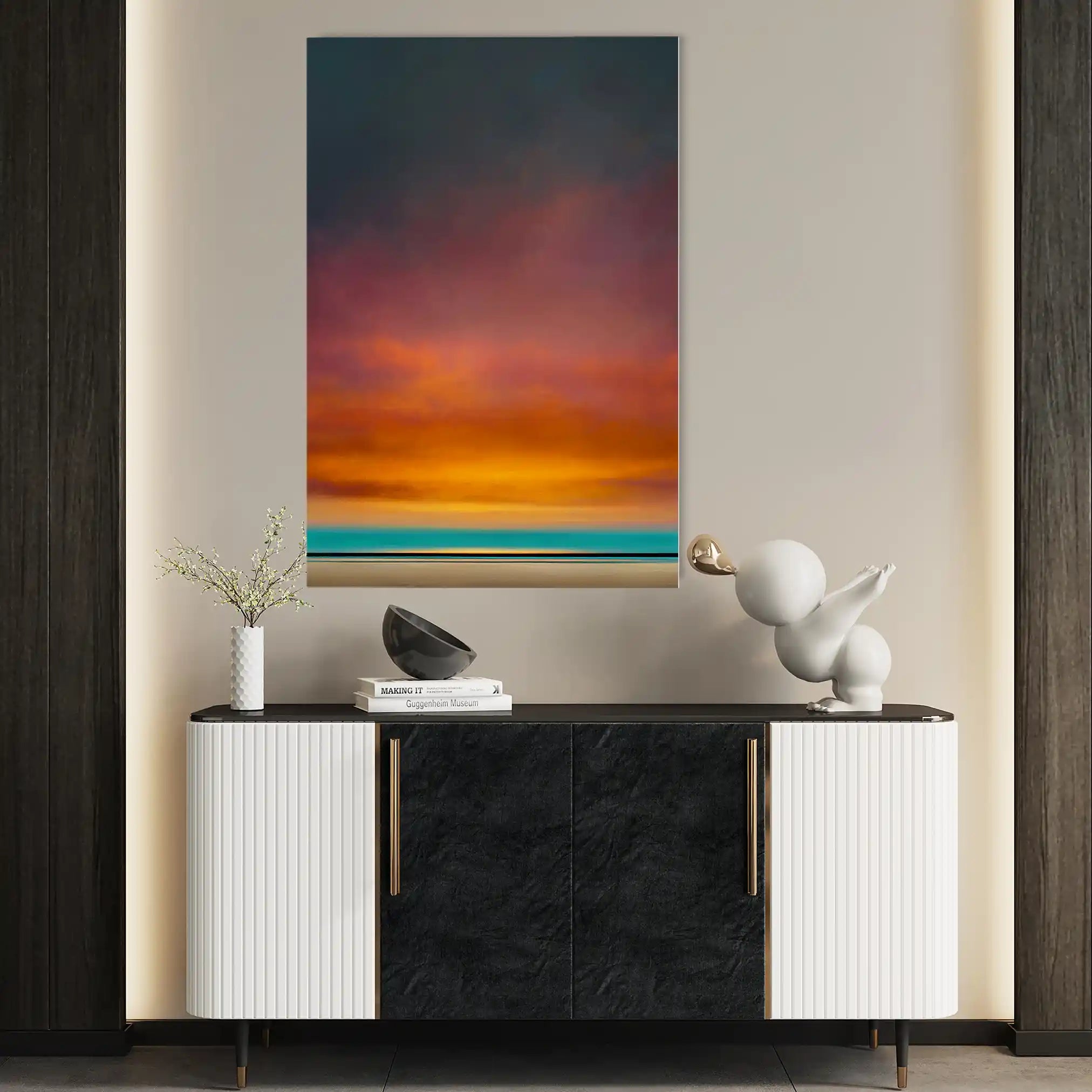 Abstract 1978 Canvas Art 60 x 40 cm / Stretched on hidden frame
