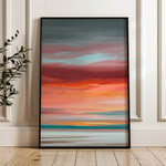 Abstract 1979 Canvas Art 60 x 40 cm / Stretched on hidden frame
