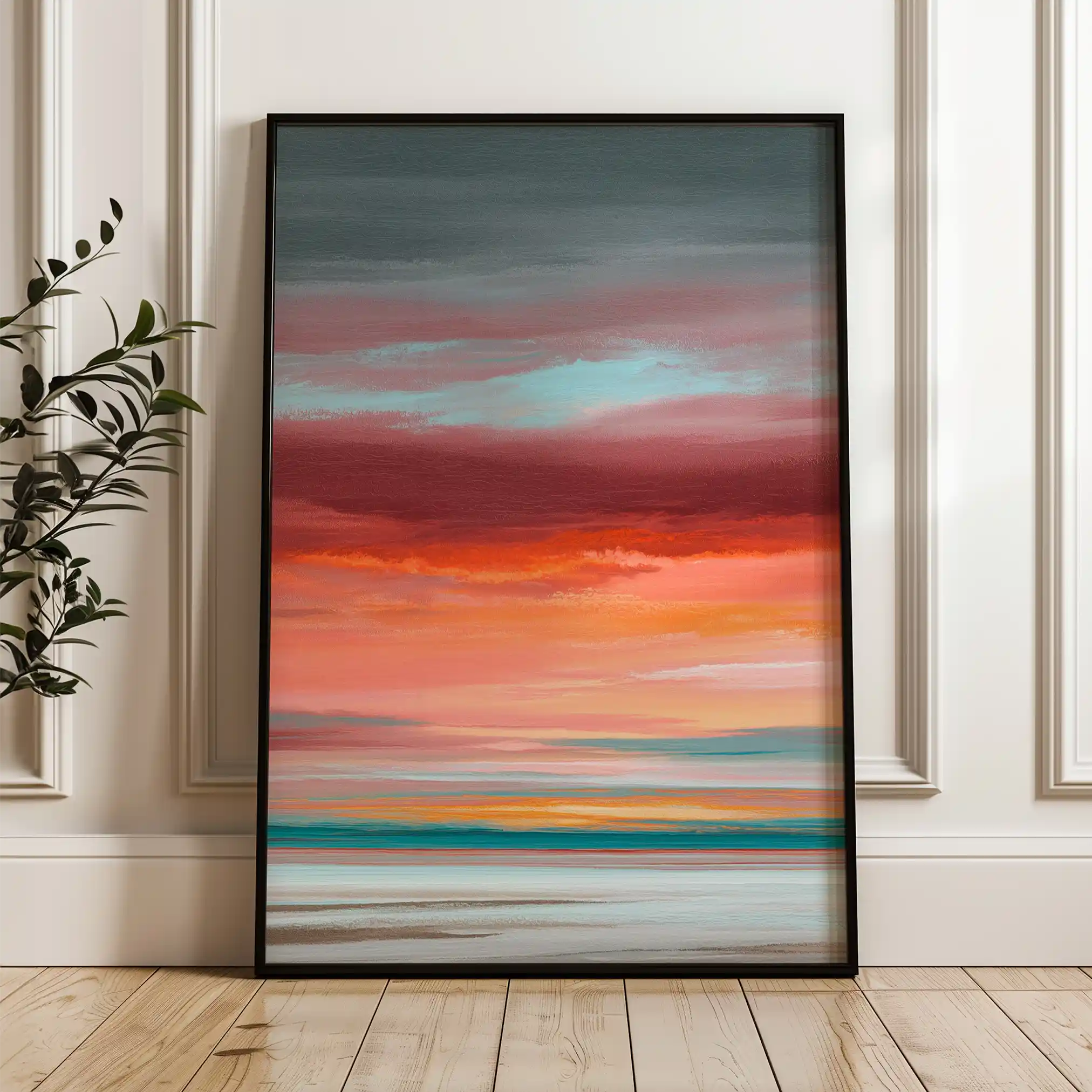 Abstract 1979 Canvas Art 60 x 40 cm / Stretched on hidden frame