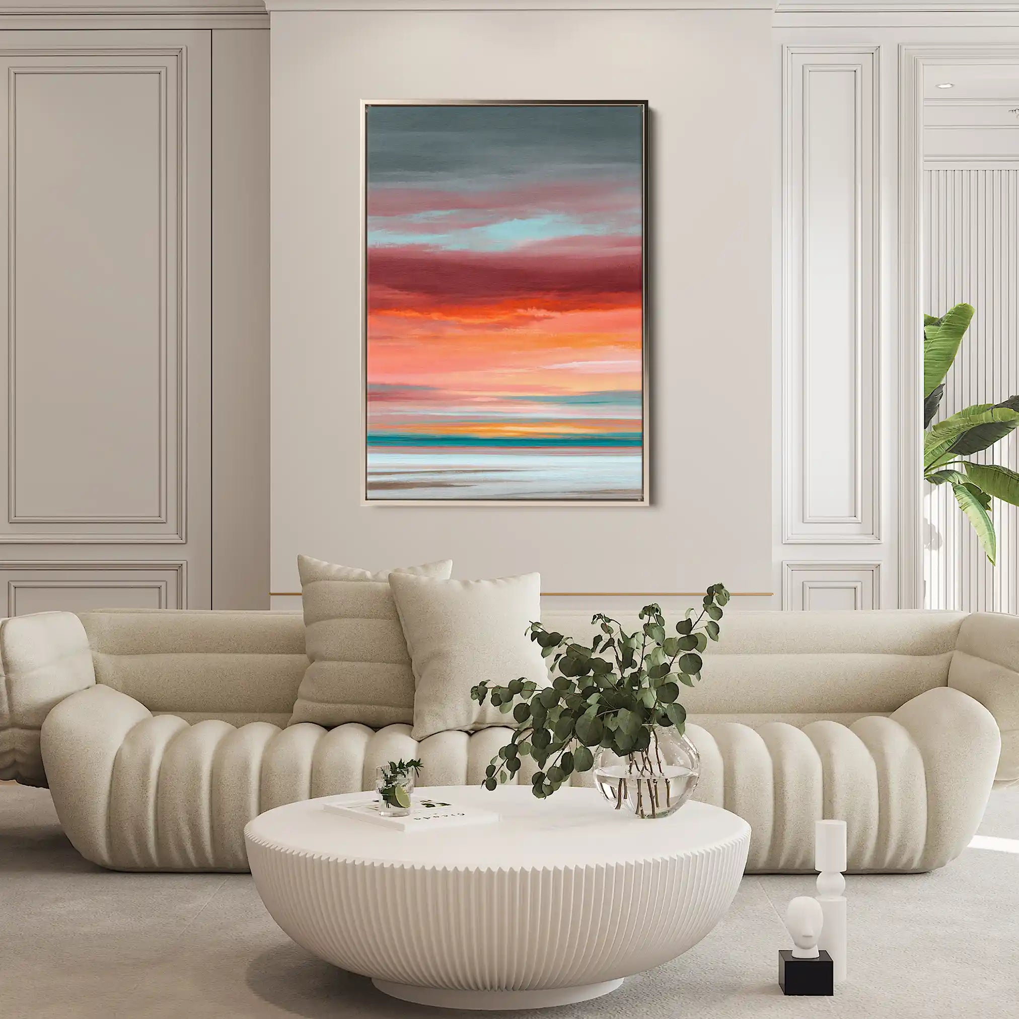 Abstract 1979 Canvas Art 60 x 40 cm / Stretched on hidden frame