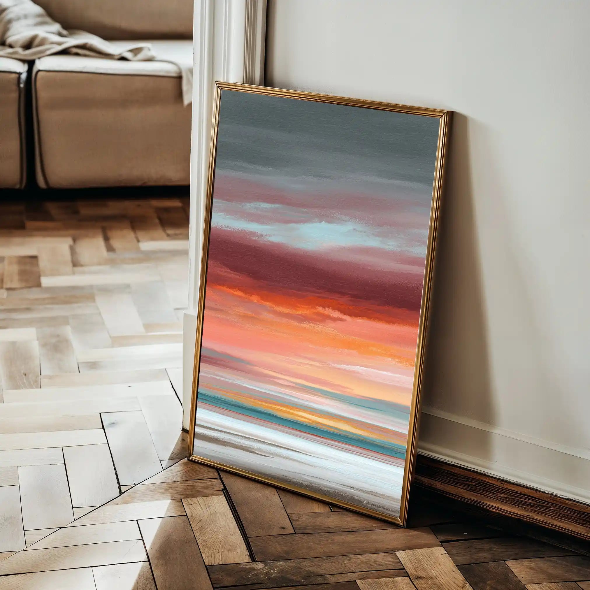 Abstract 1979 Canvas Art 60 x 40 cm / Stretched on hidden frame