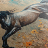 Horses 198 Canvas Art 90 x 60 cm / Stretched on hidden frame
