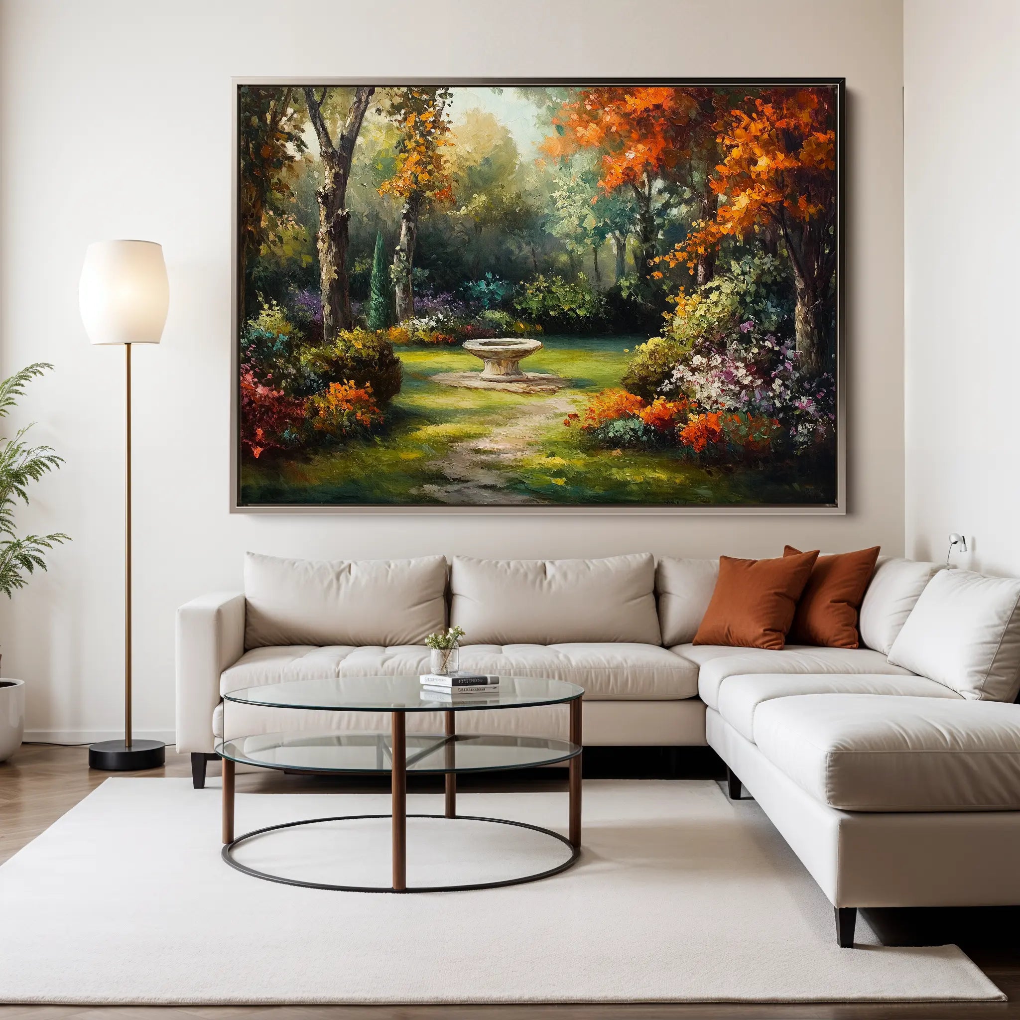 Landscape Canvas Wall Art WAD198-L 90 x 60 cm / Stretched on hidden frame