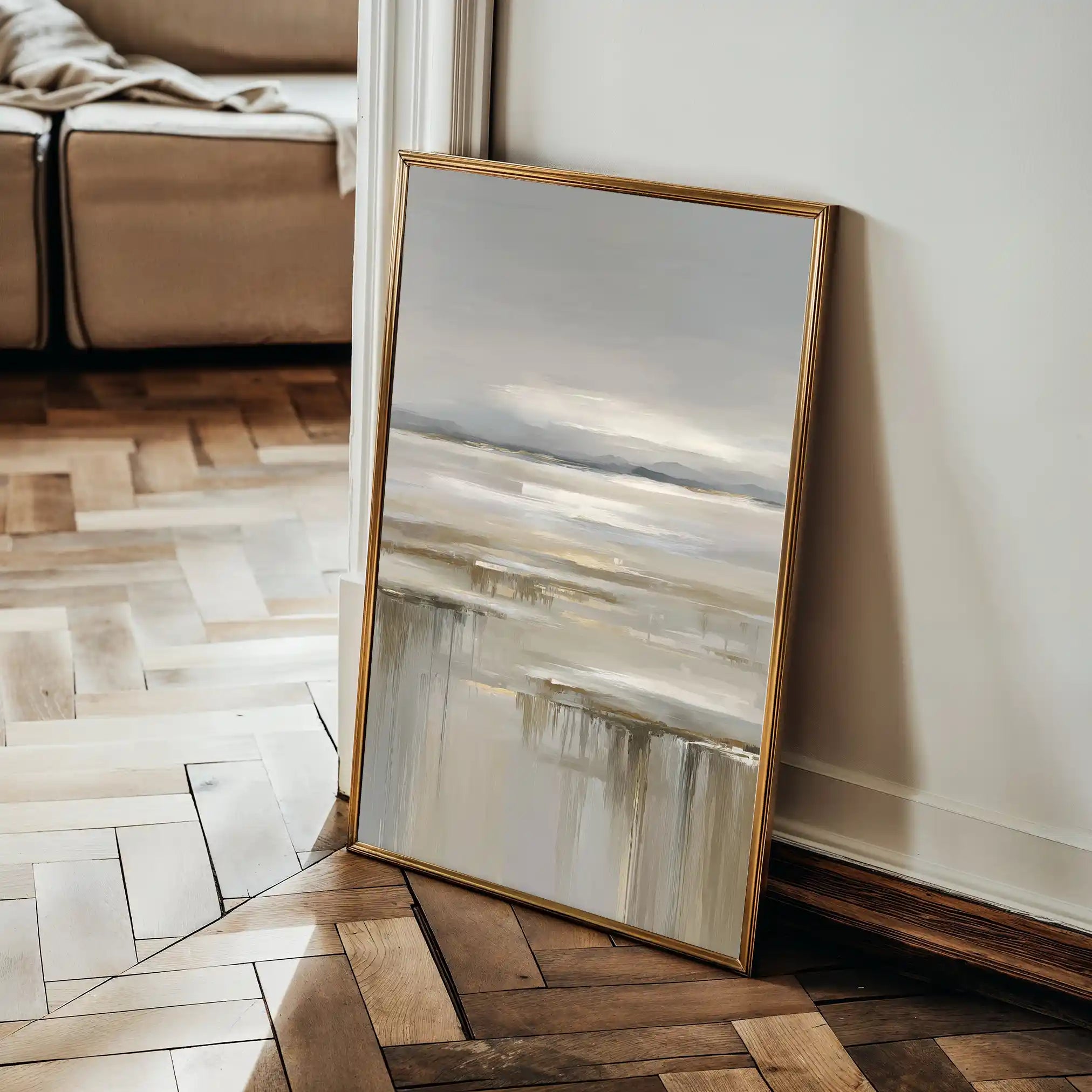 Abstract 1980 Canvas Art 60 x 40 cm / Stretched on hidden frame