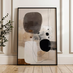 Abstract 1982 Canvas Art 60 x 40 cm / Stretched on hidden frame
